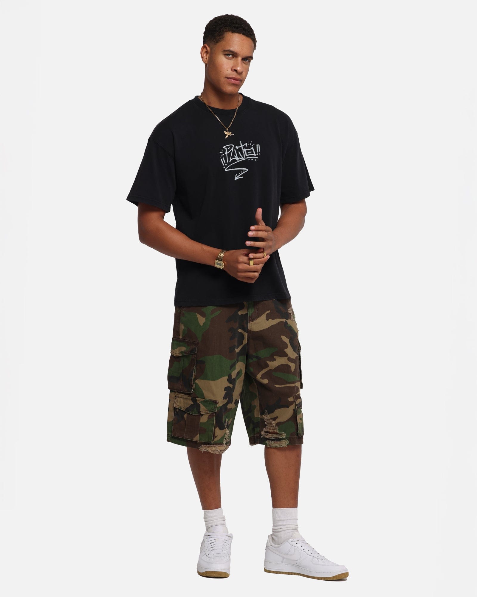73studio Disney Pluto T - Shirt Black
