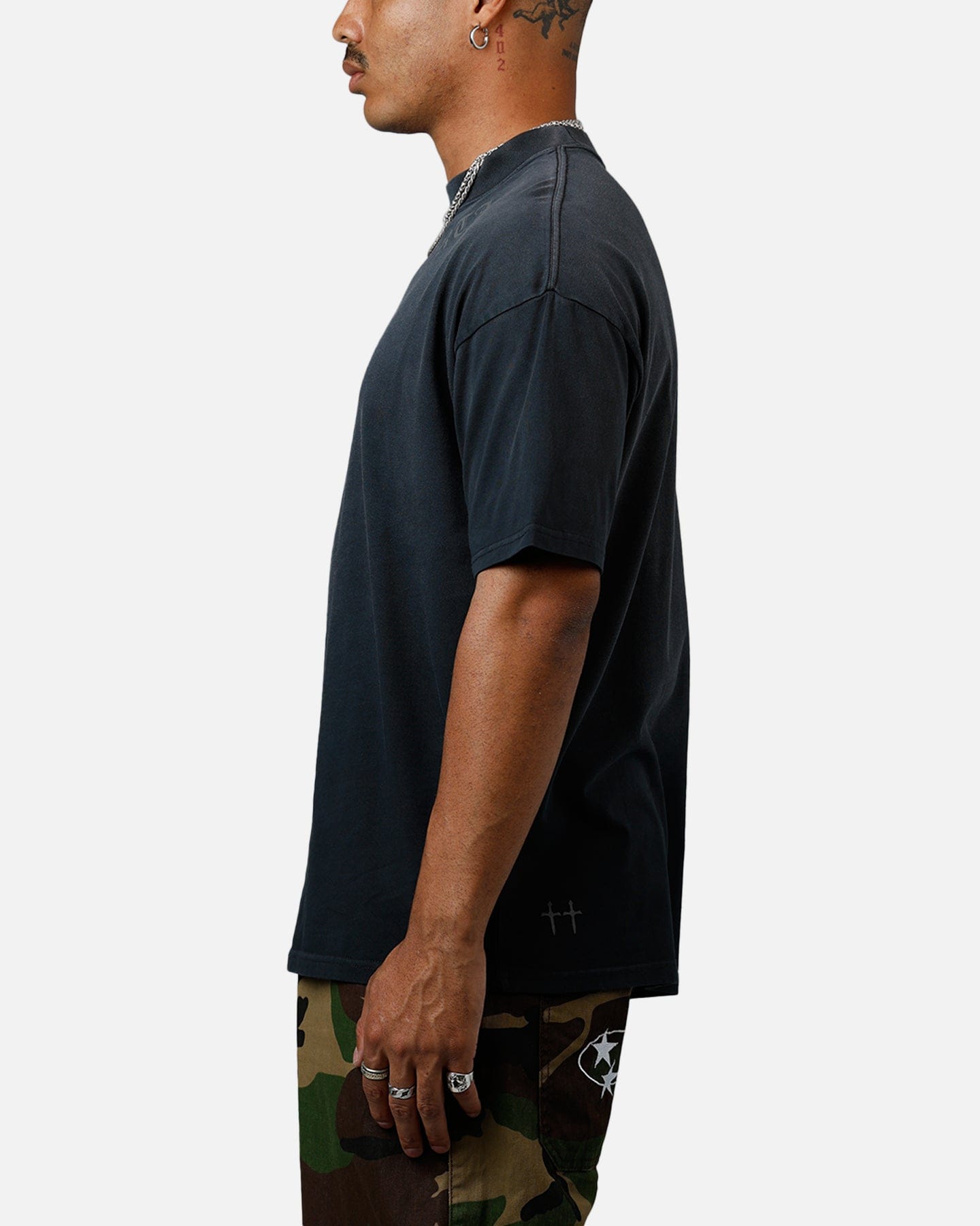 Saint Morta Barbaric Boxy T - Shirt Sunfade Black