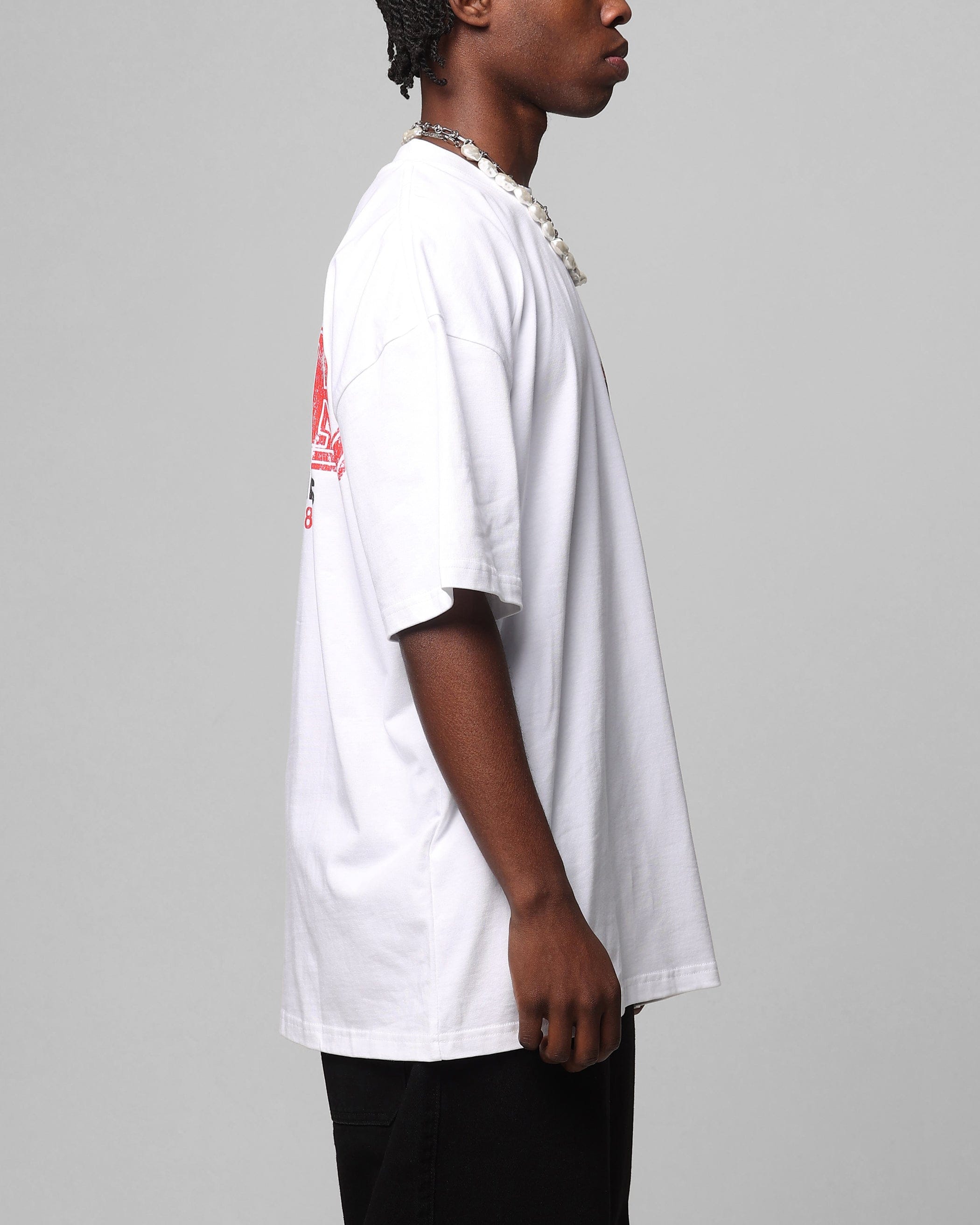 Loiter Mechanic Drop T - Shirt White