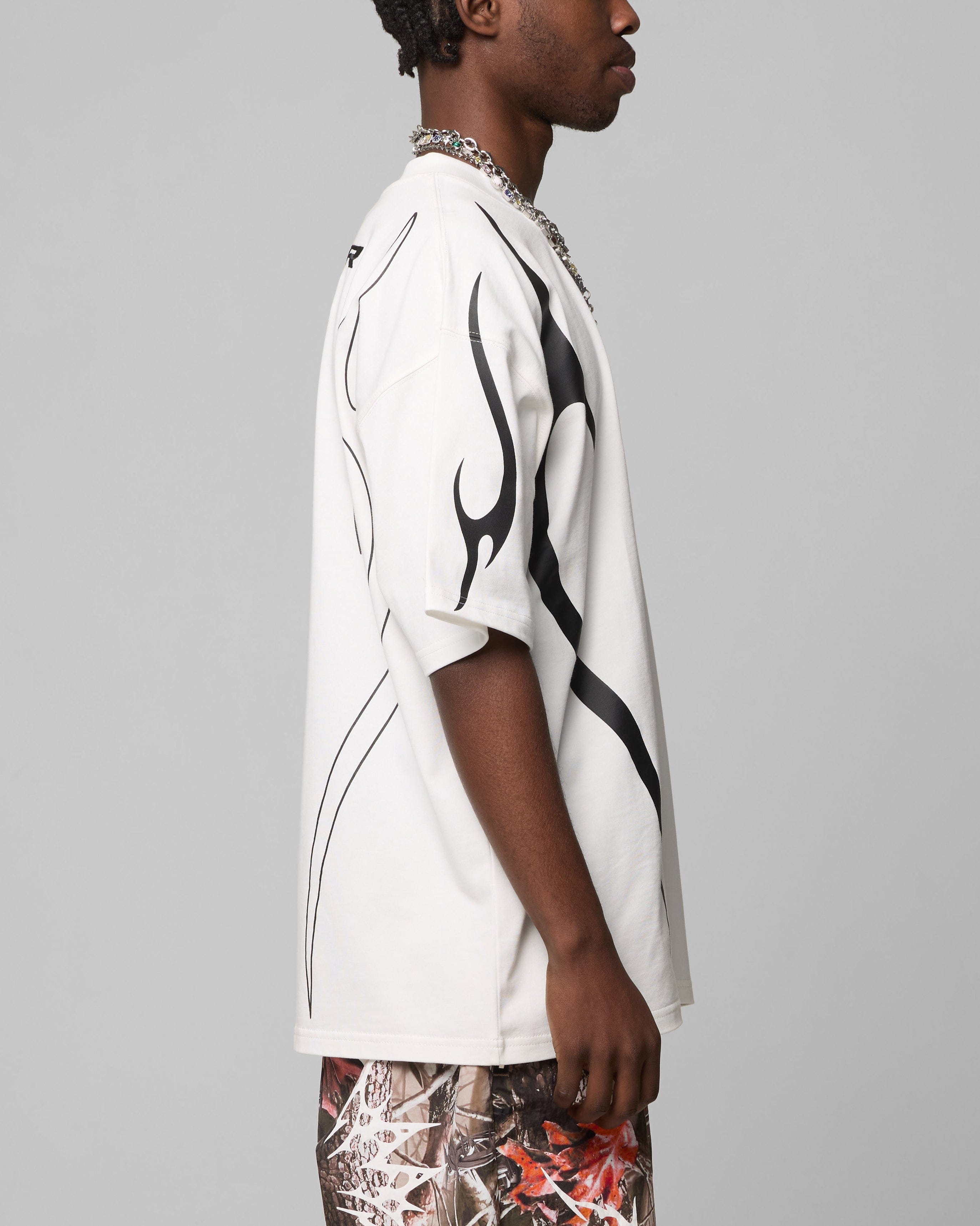 Loiter Trackstar T - Shirt Off White