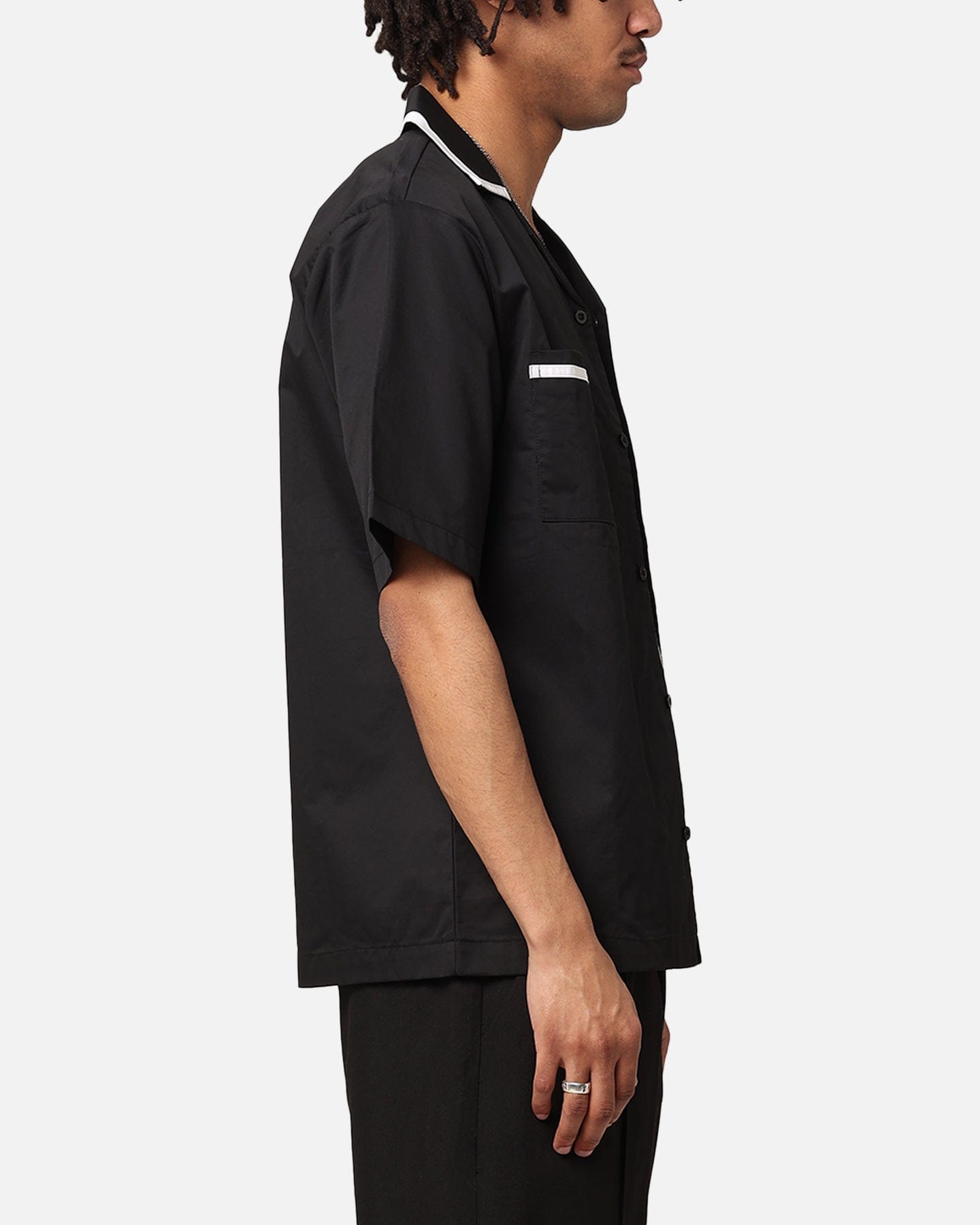 XXIII Accent Bowling Shirt Black/White