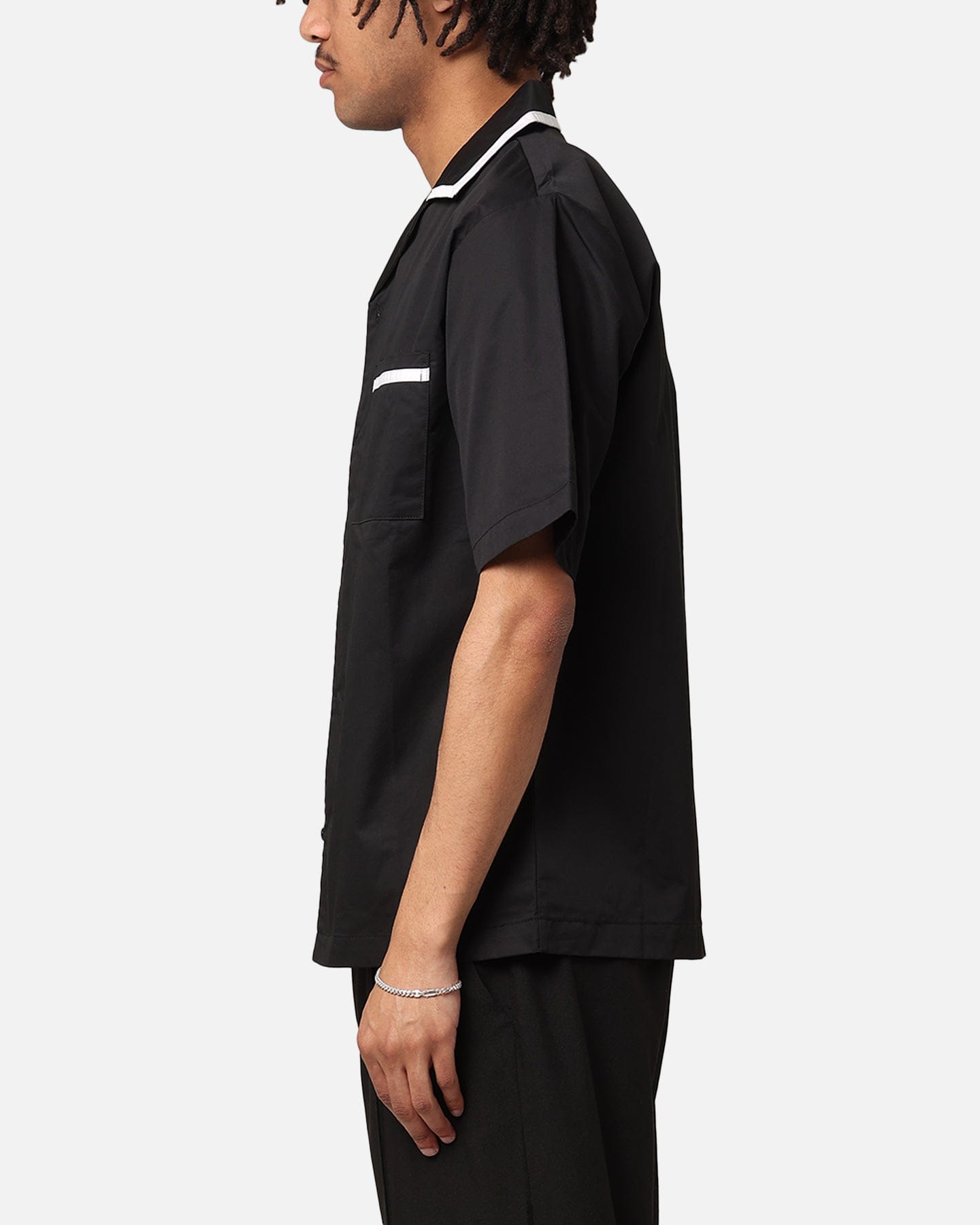 XXIII Accent Bowling Shirt Black/White