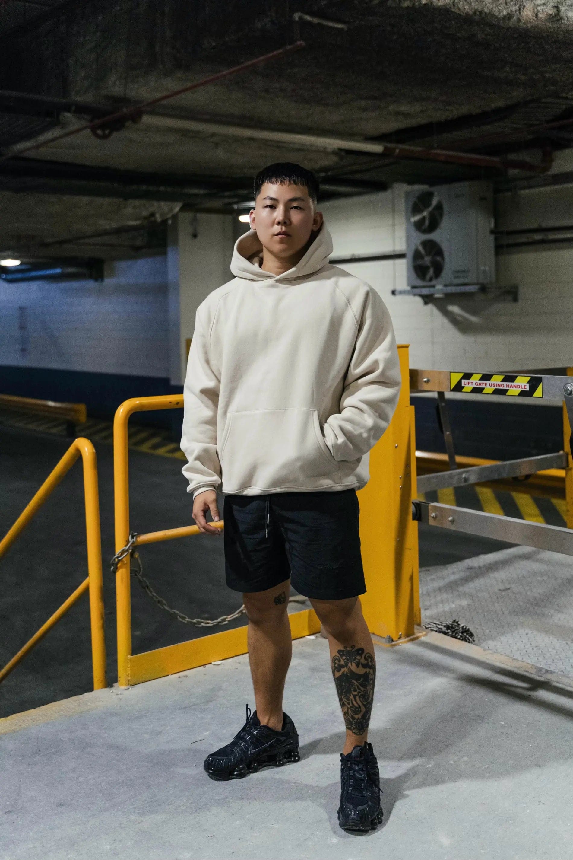 Prior Archives CORE Essentials Raglan Sleeve Hoodie Ecru