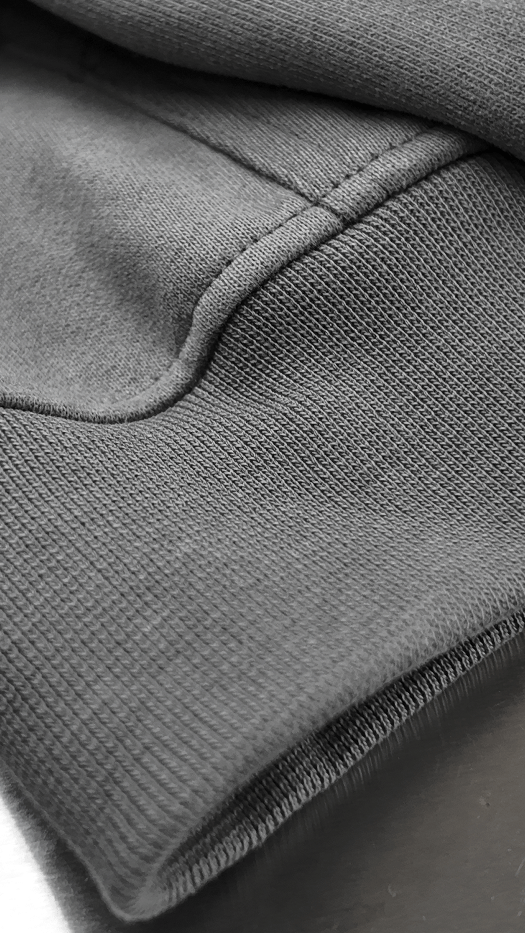 Prior Archives Prior Embroidery Logo Oversized Cropped Hoodie Slate