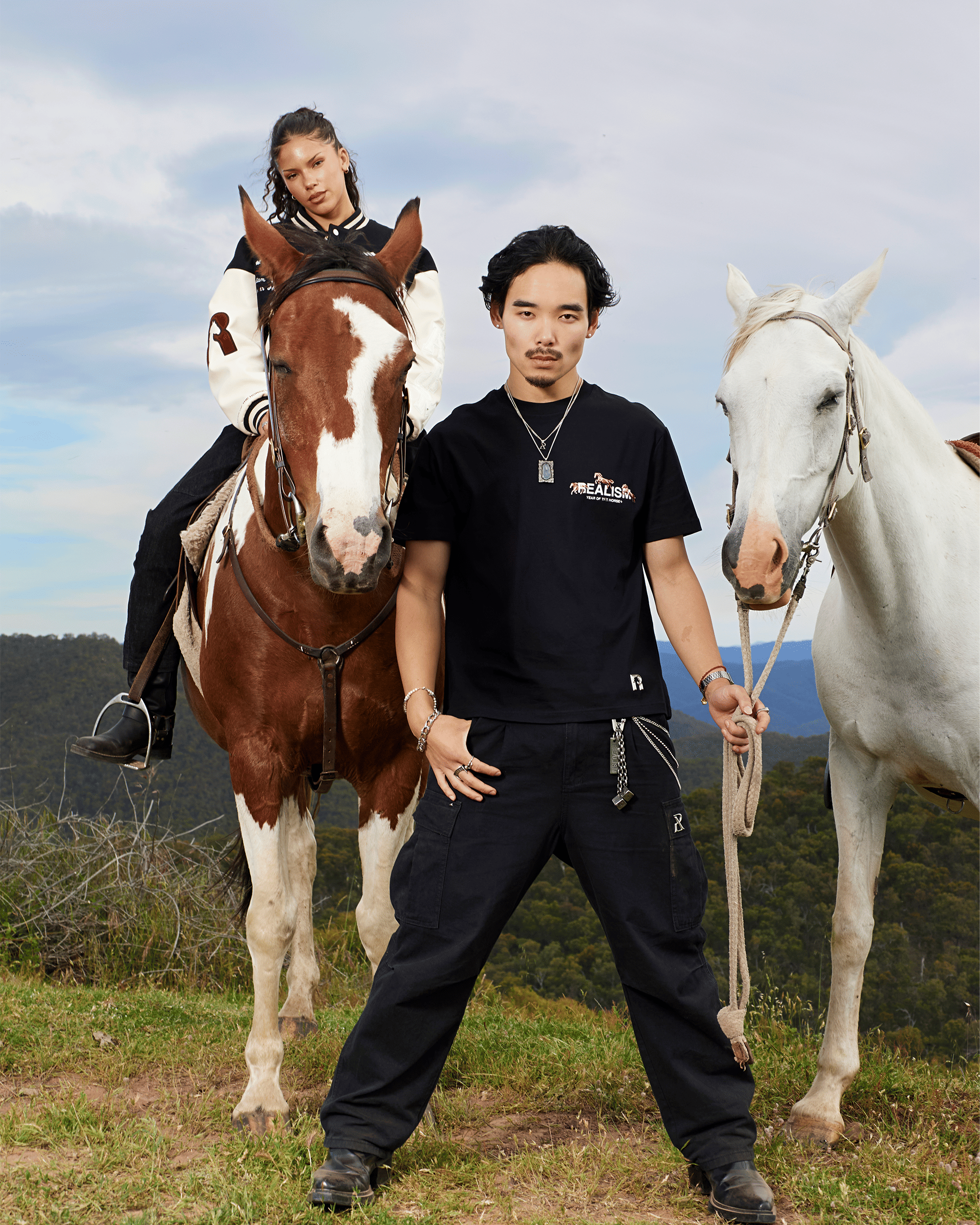Realism SSS REALISM HORSE LOGO T-Shirt BLACK