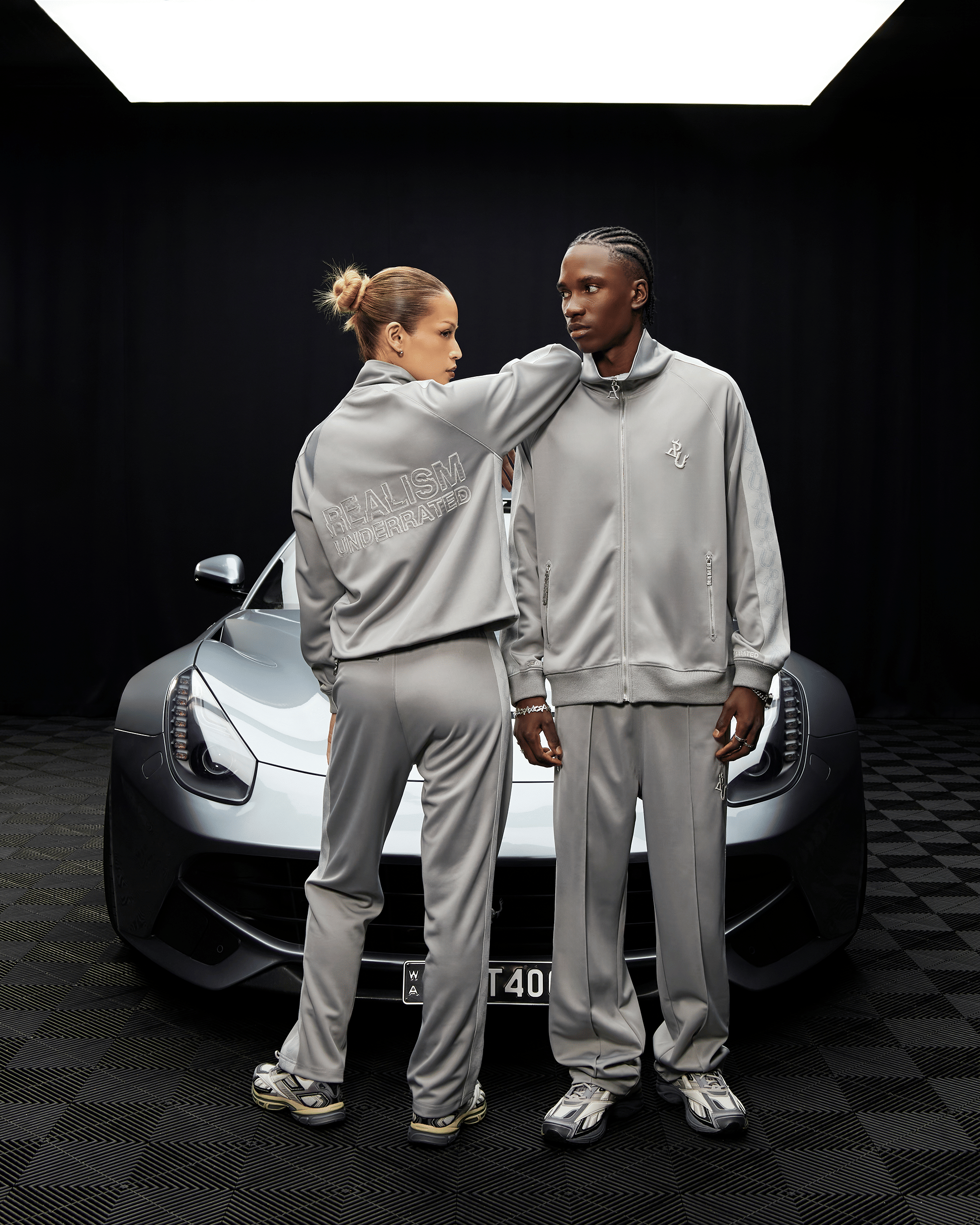 Realism SSS REALISM x UNDERRATED RUN LINE TRACK PANT GREY
