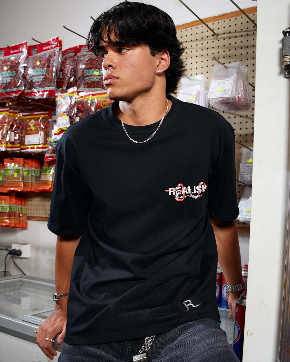 Realism SSS REALISM SNAKE LOGO T-Shirt BLACK