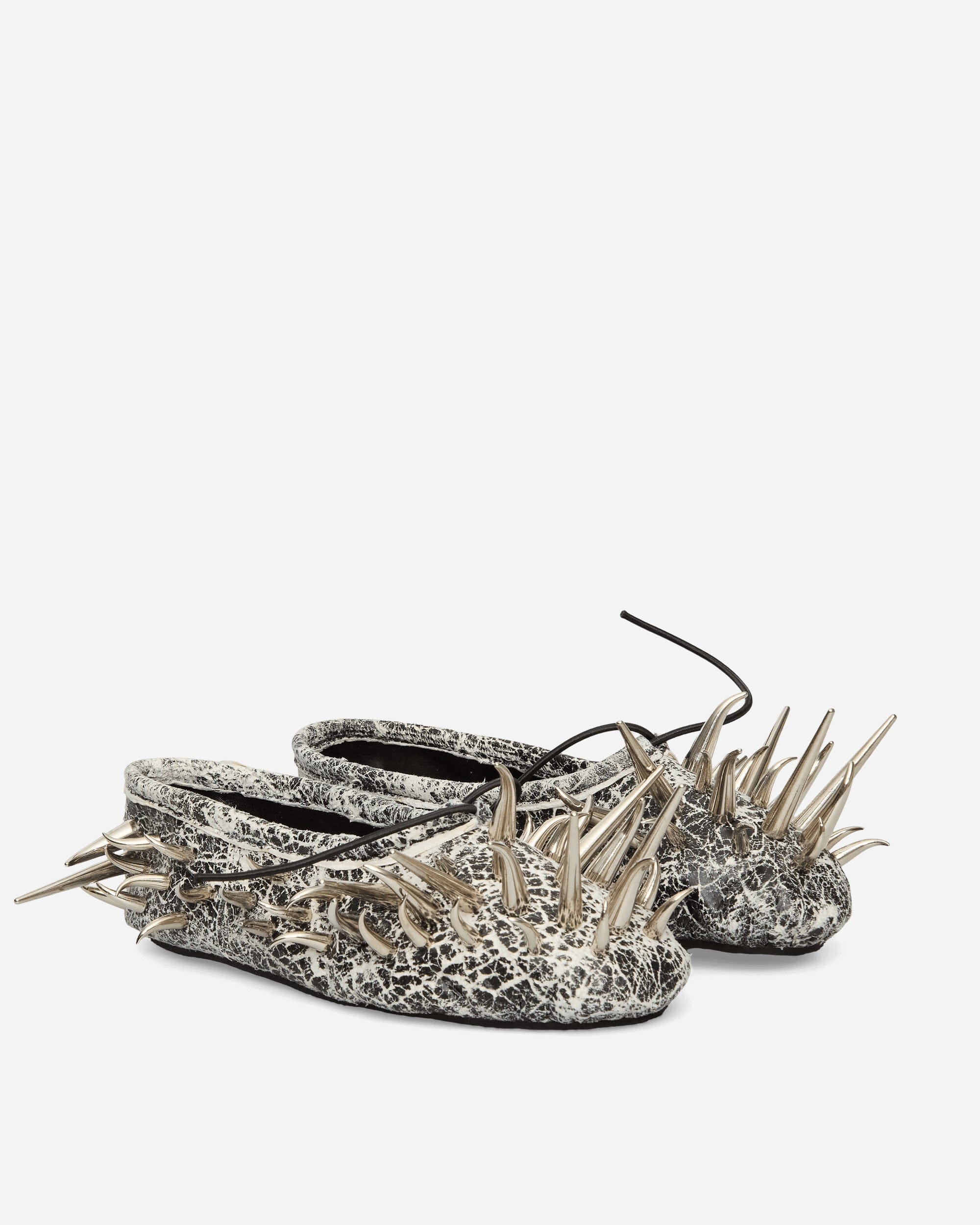 Aslan World Women's Teeth Flats Battleship