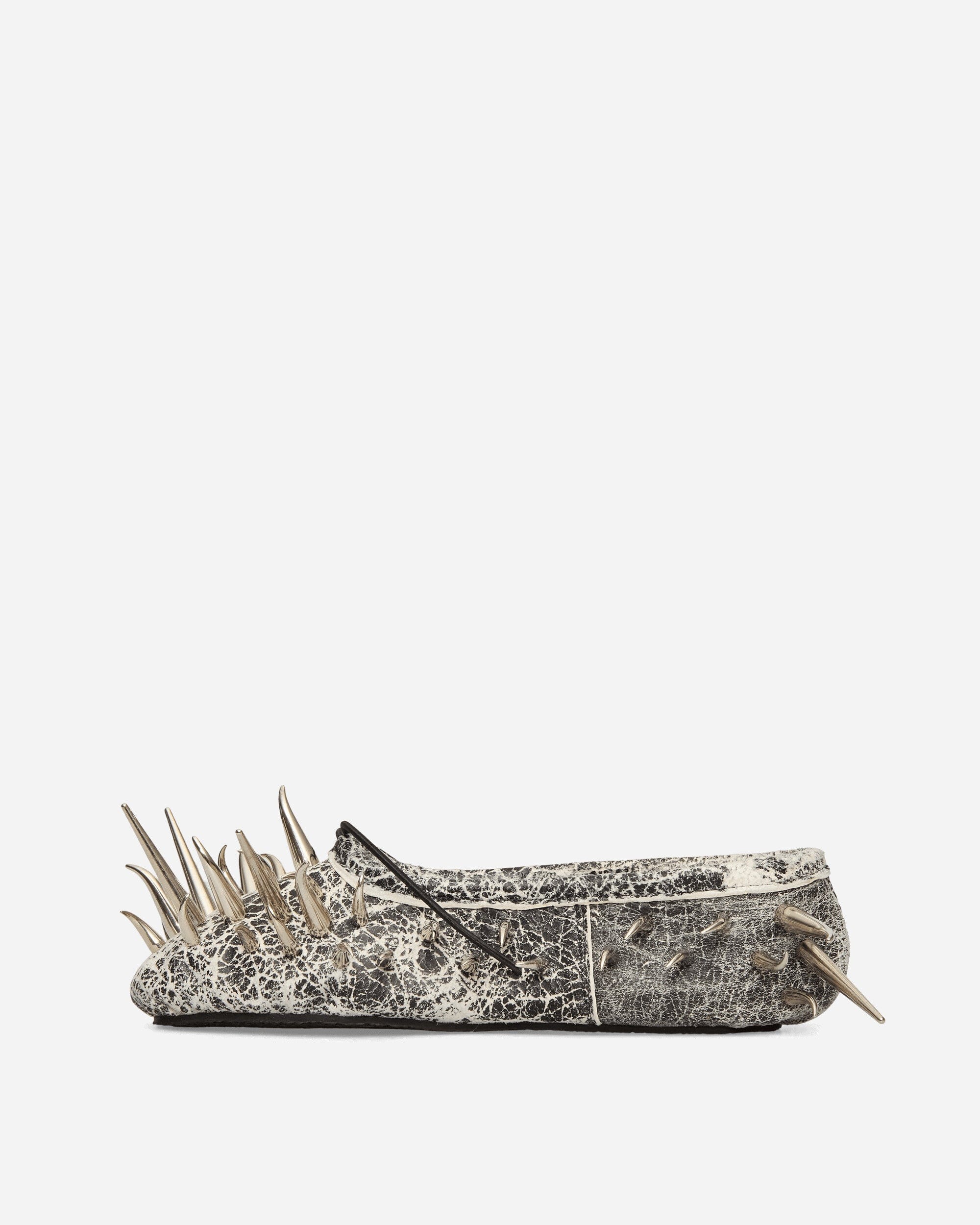Aslan World Women's Teeth Flats Battleship
