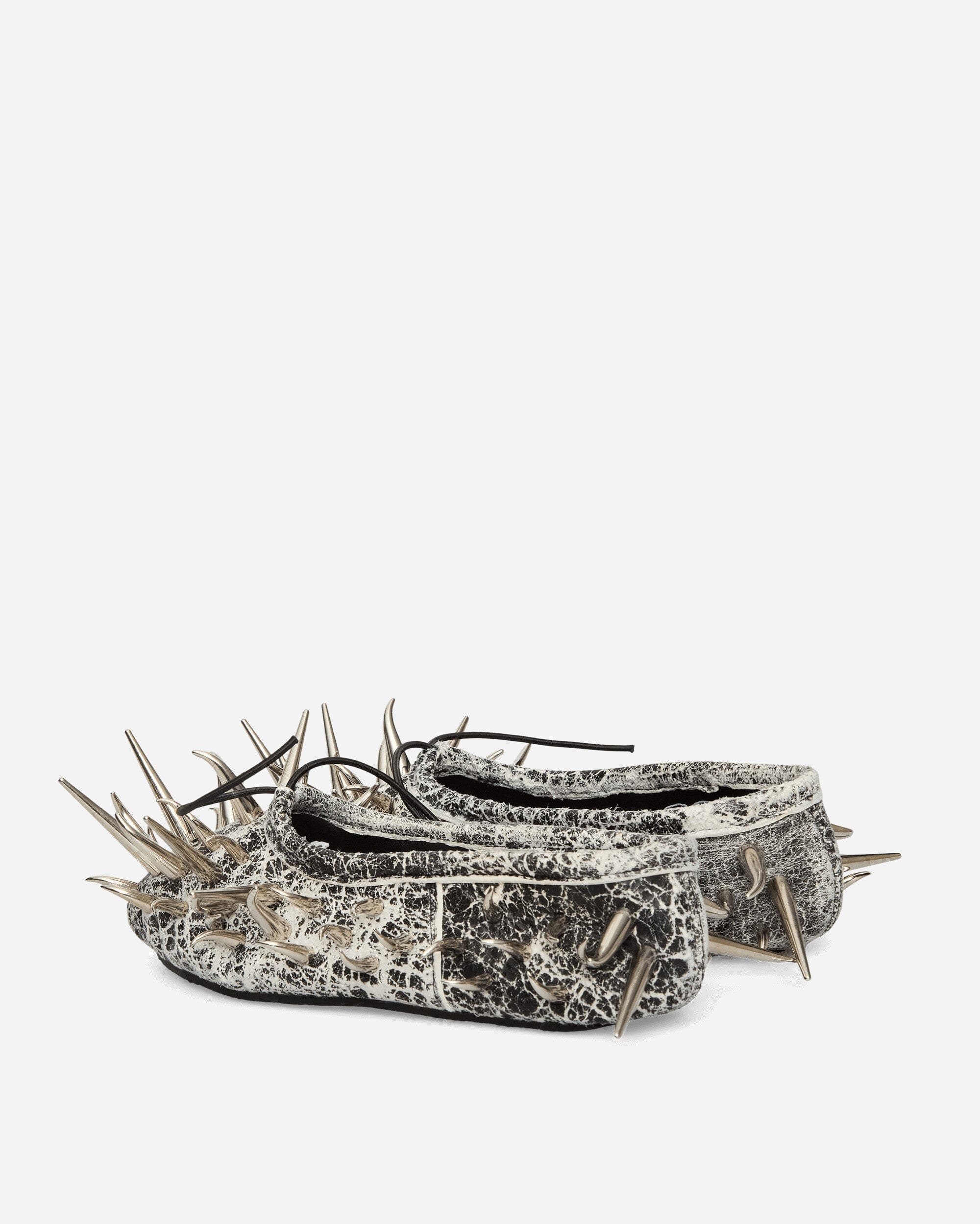 Aslan World Women's Teeth Flats Battleship
