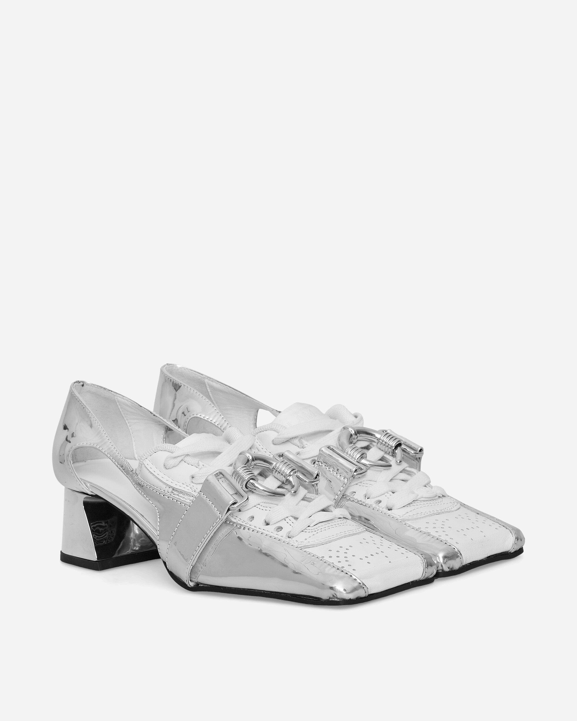 Ancuta Sarca Olga Loafers White / Chrome