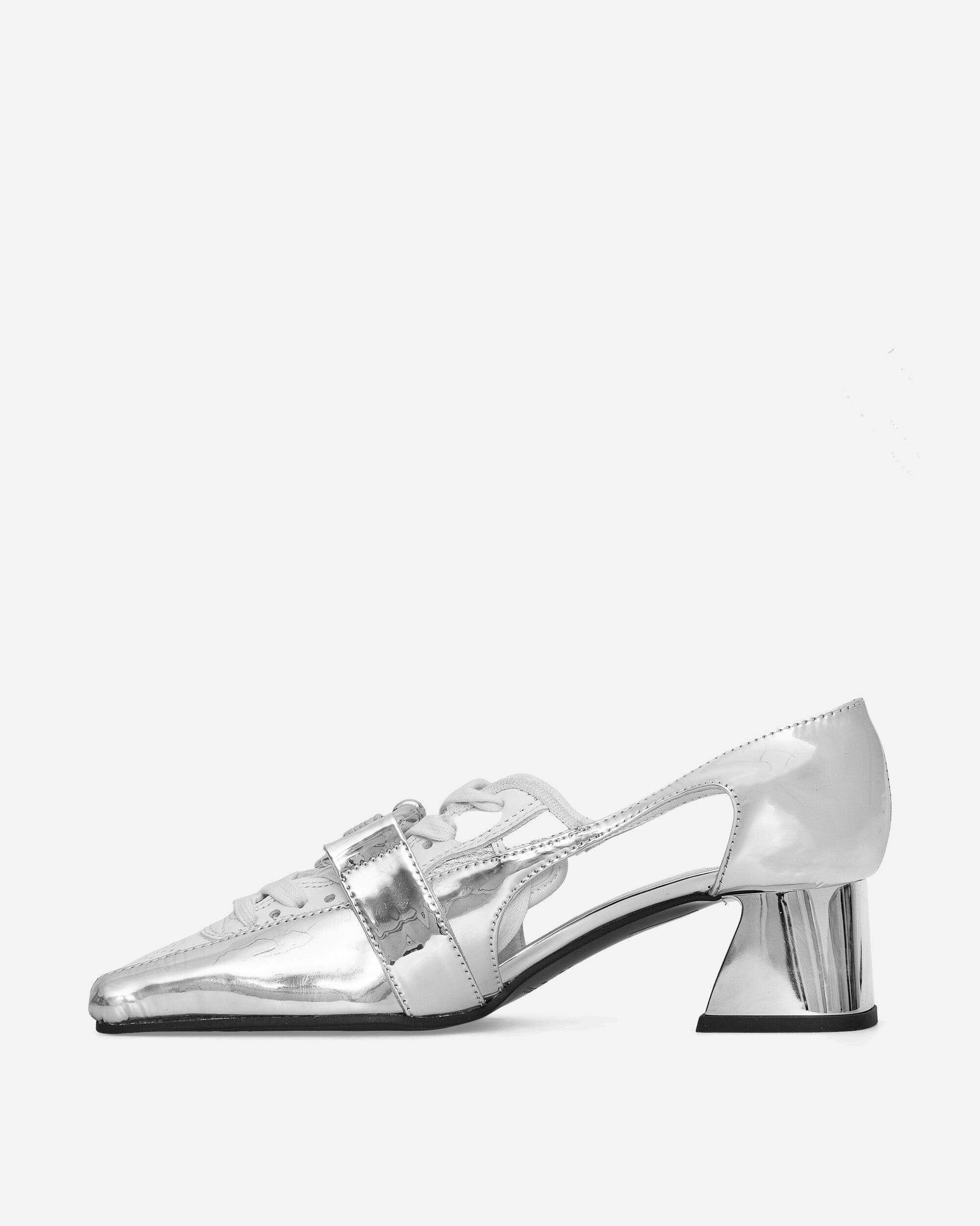 Ancuta Sarca Olga Loafers White / Chrome