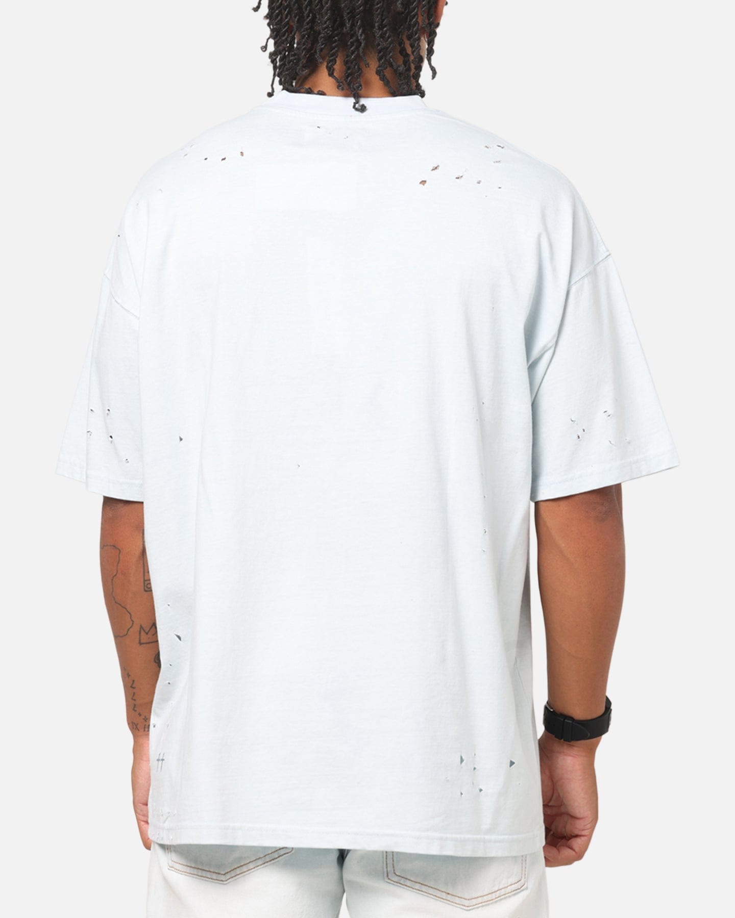 Saint Morta Apocalypse Boxy T - Shirt Washed Blue