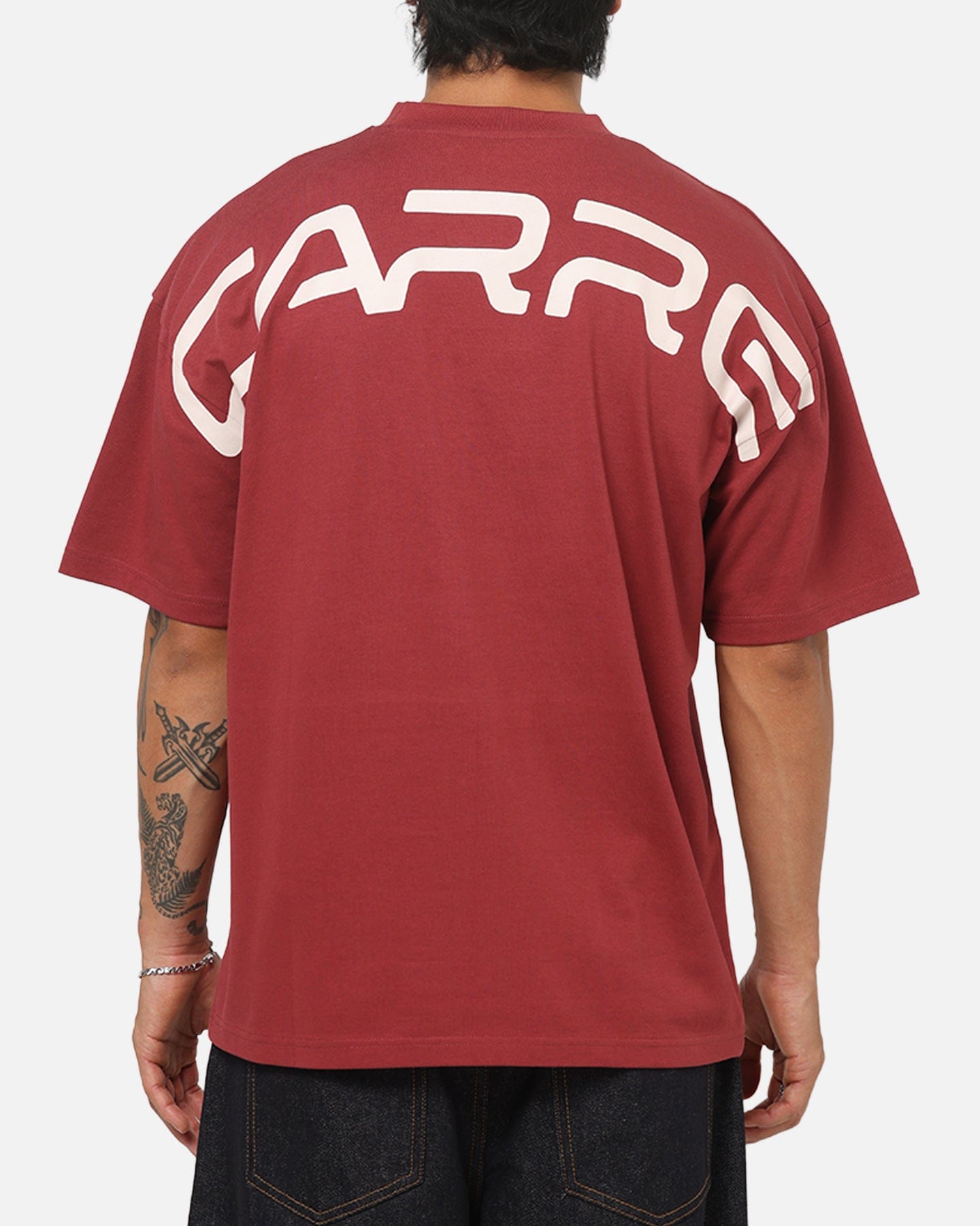 Carre Mini C T - Shirt Maroon
