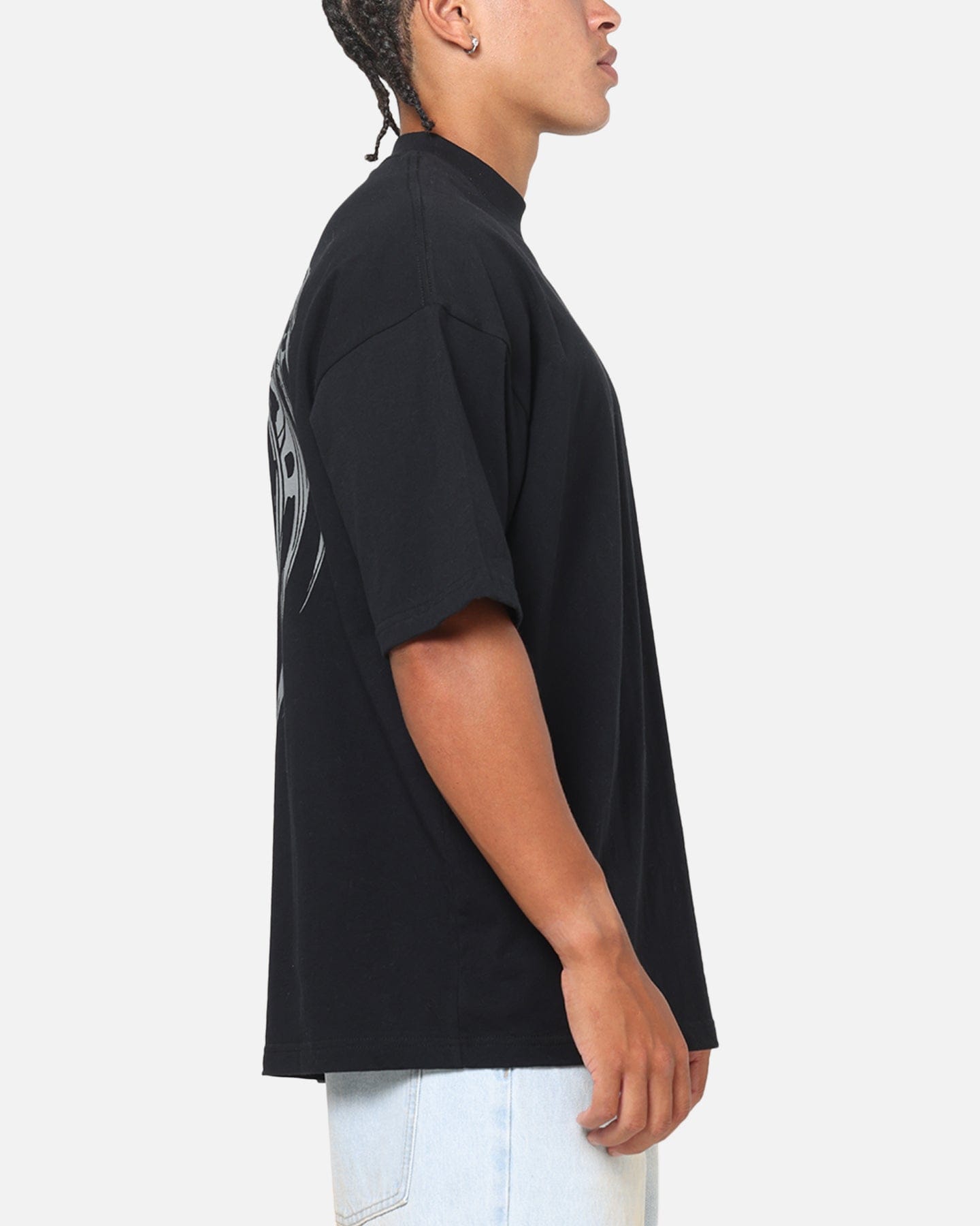 Saint Morta Departed Boxy T - Shirt Black/Grey