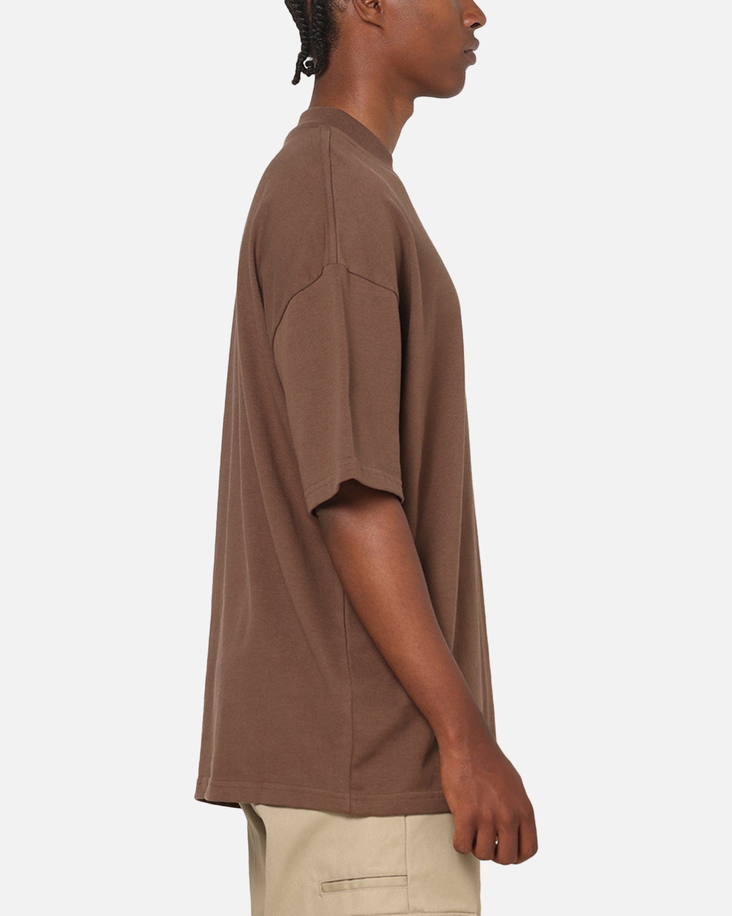 American Thrift Everyday Oversized T - Shirt Brown