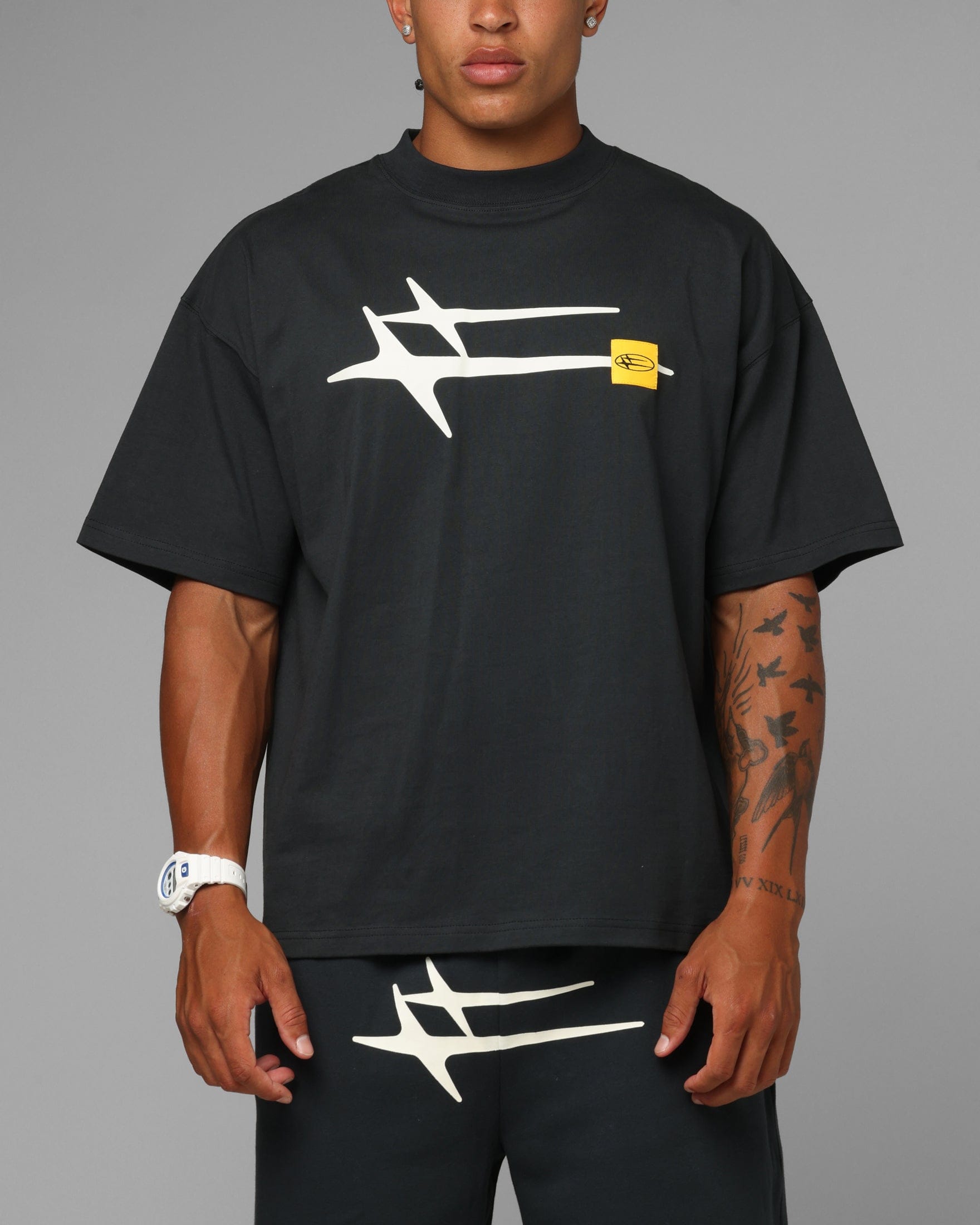 Loiter Hybrid Premium T - Shirt Charcoal