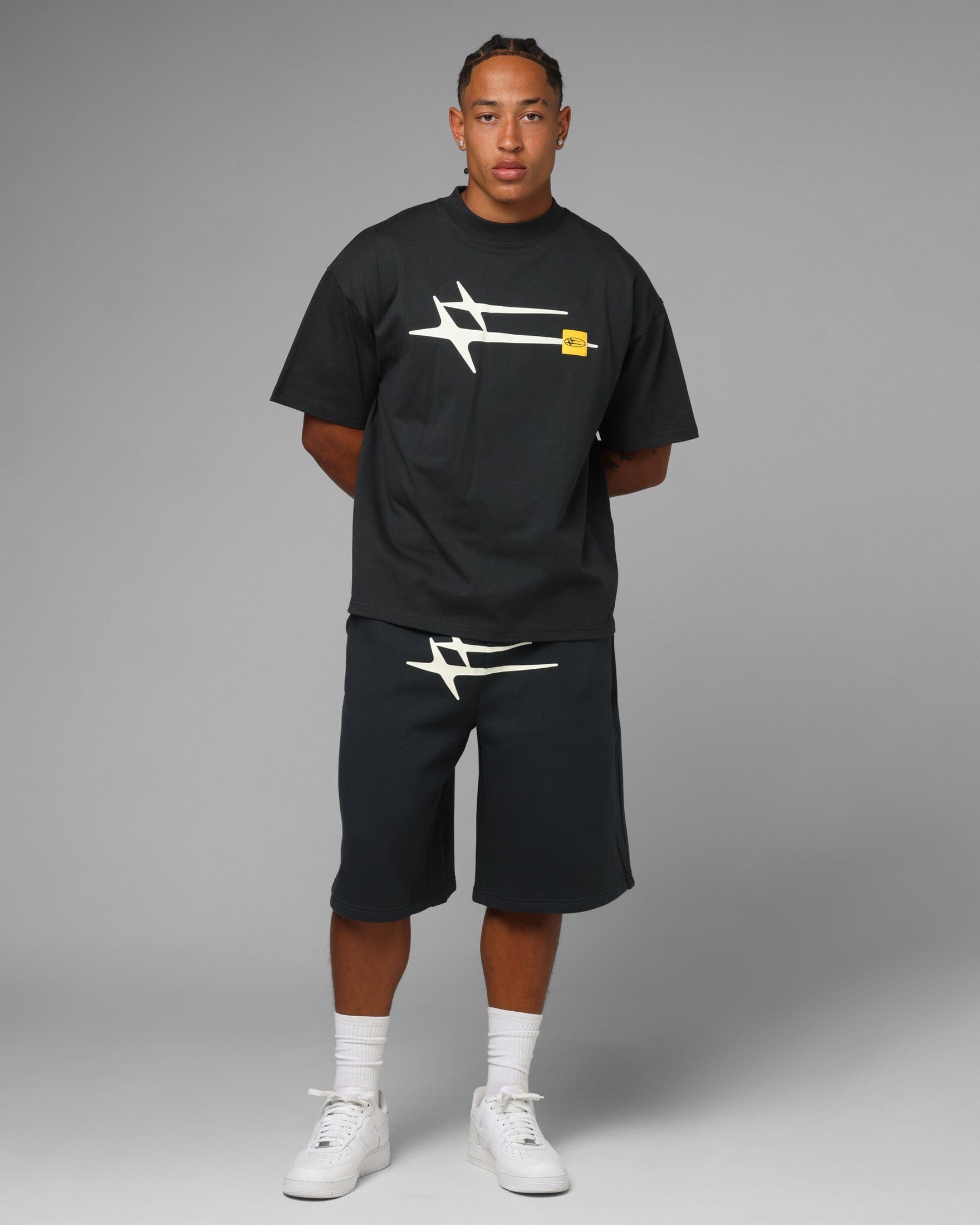 Loiter Hybrid Premium T - Shirt Charcoal