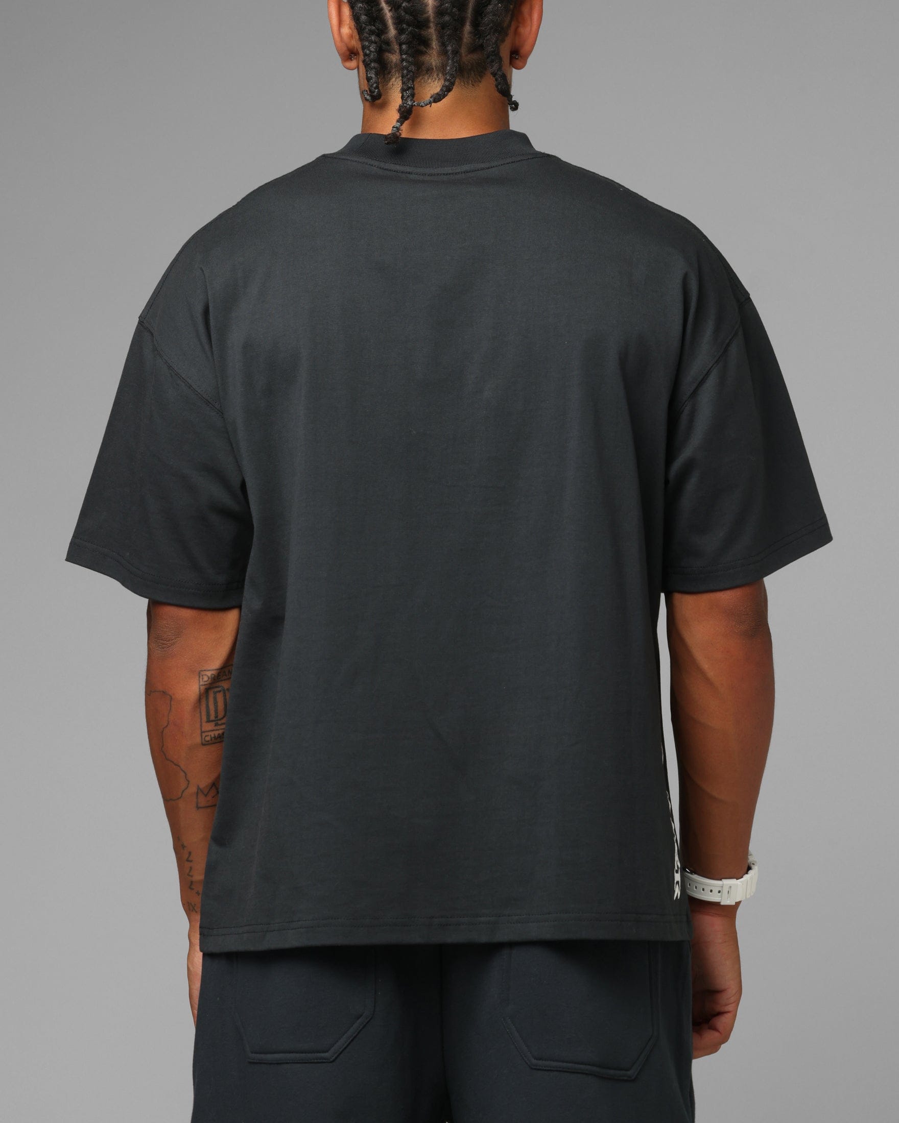 Loiter Hybrid Premium T - Shirt Charcoal