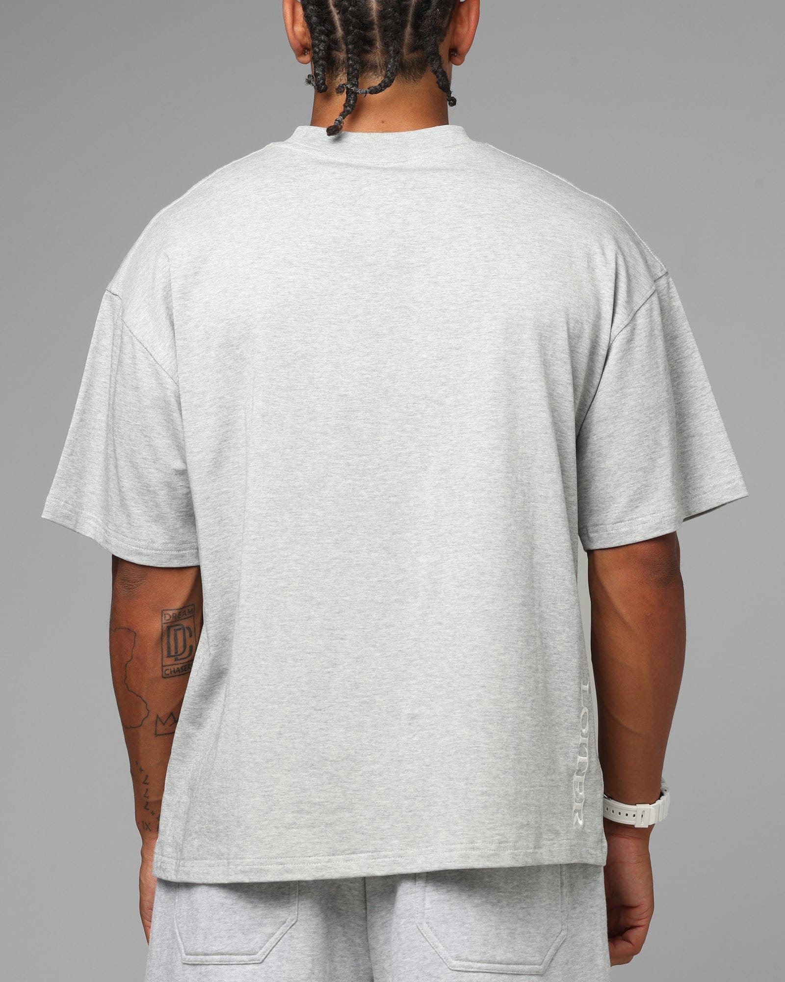 Loiter Hybrid Premium T - Shirt Grey Marle