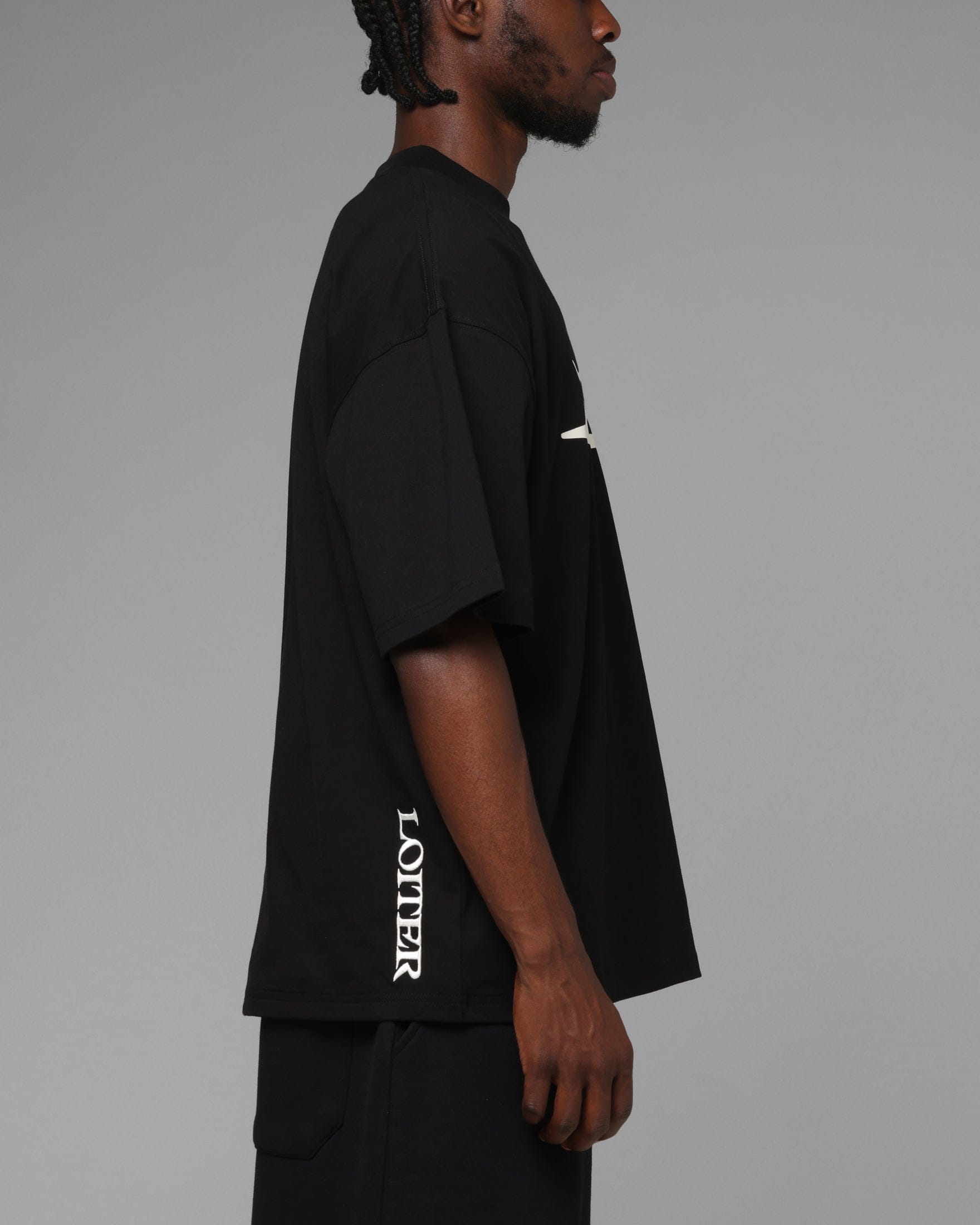 Loiter Hybrid Premium T - Shirt Black