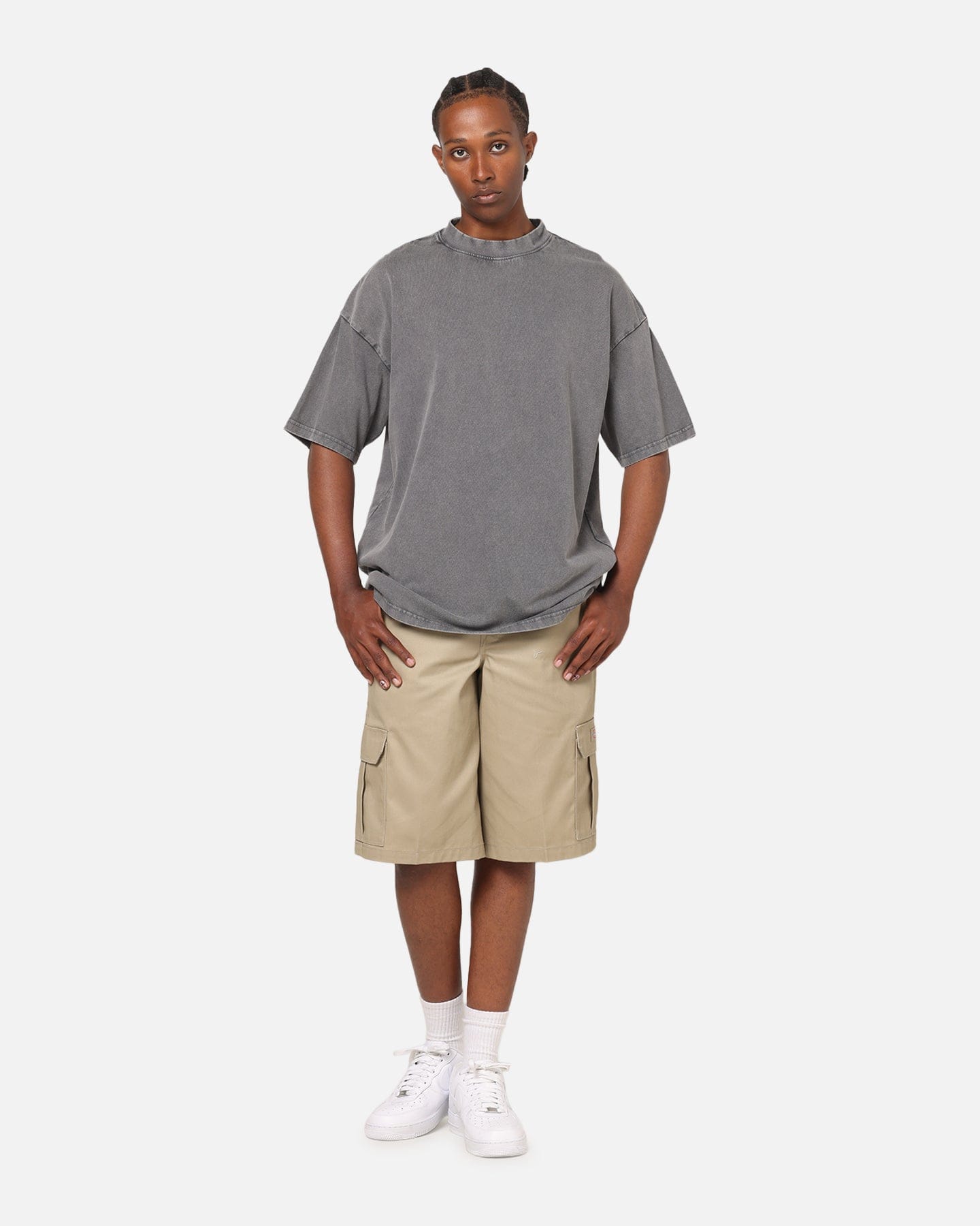 American Thrift Everyday Oversized T - Shirt Washed Charcoal
