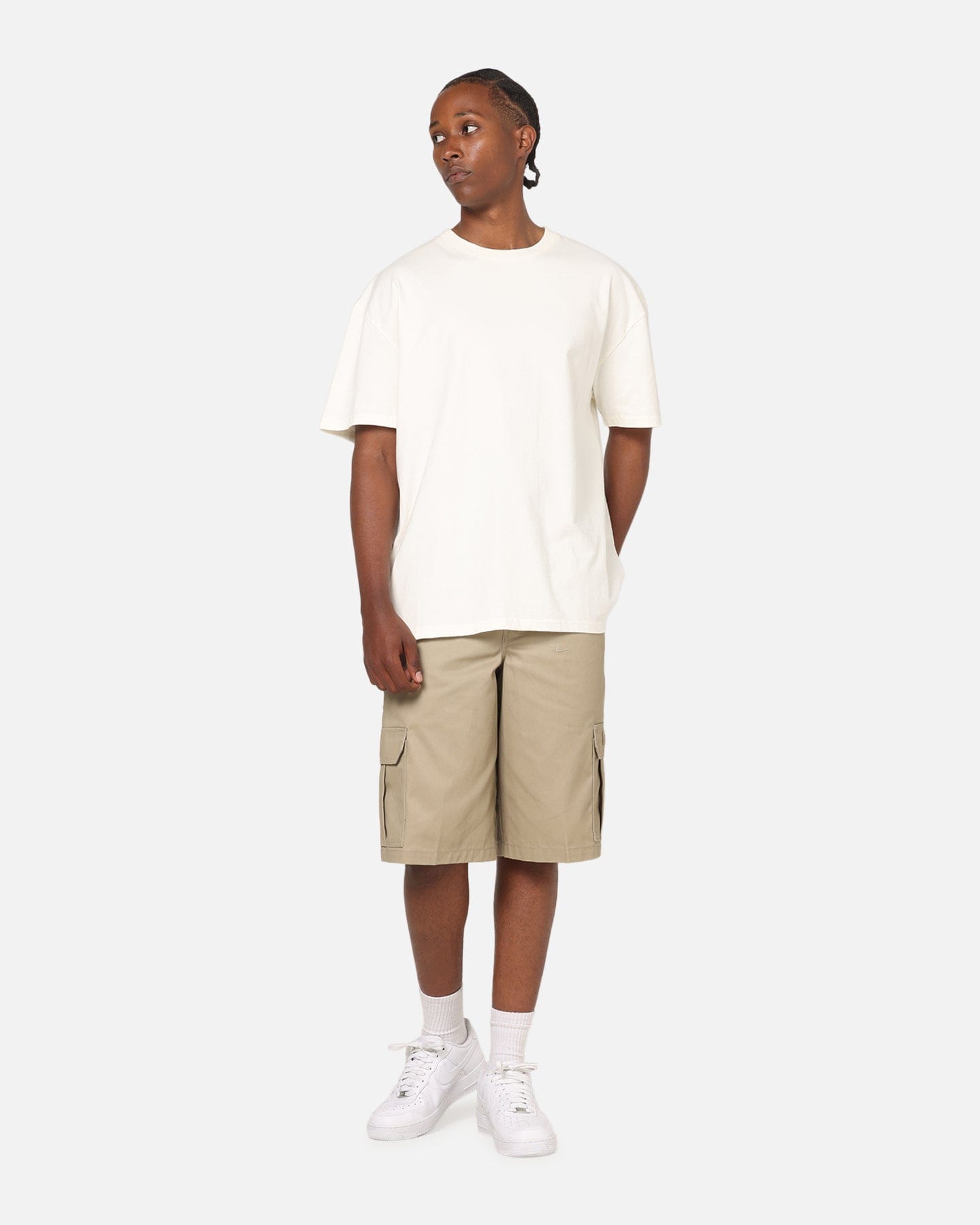 American Thrift Block Fit T - Shirt Off White