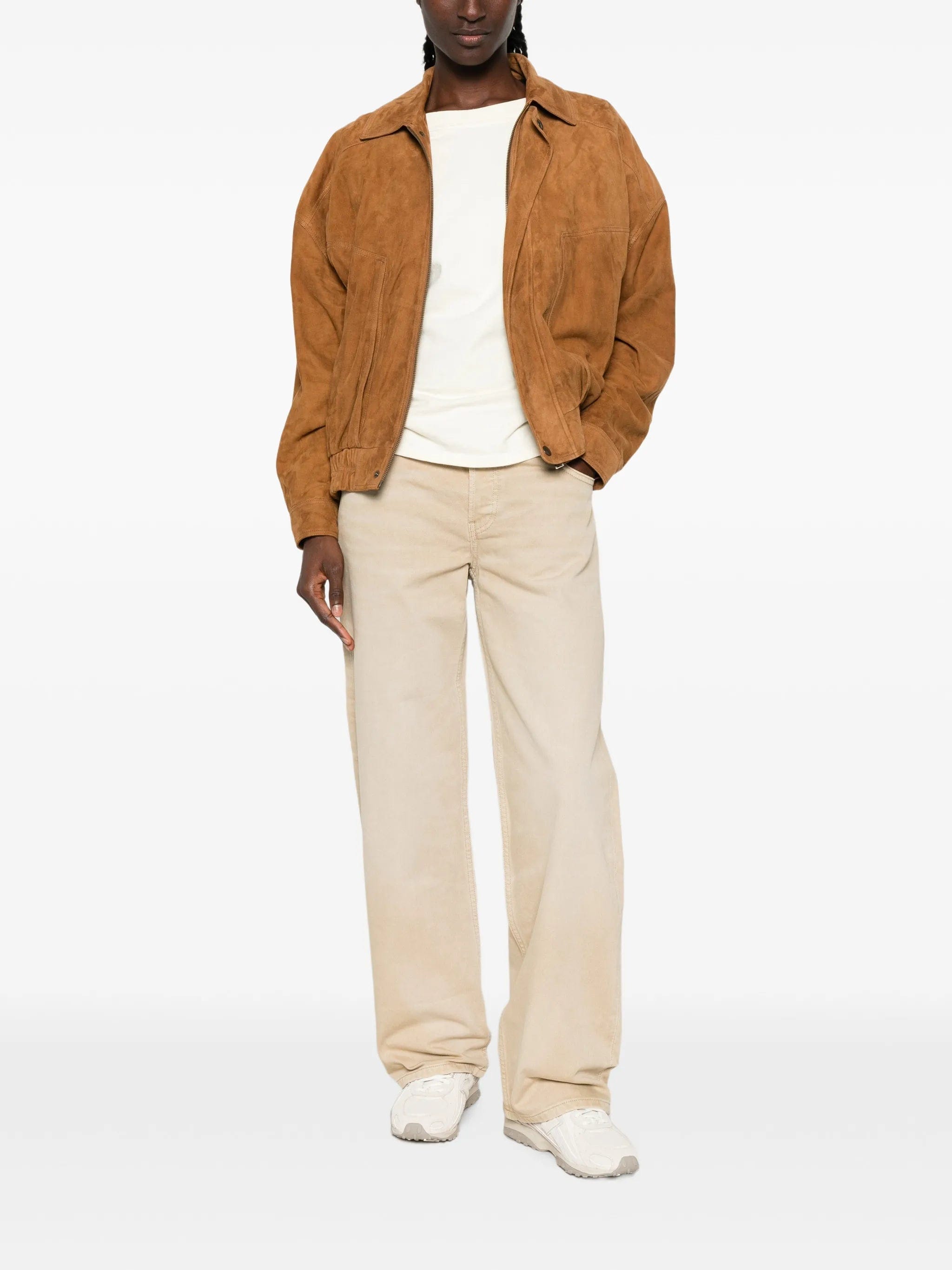 EB Denim low - rise baggy jeans