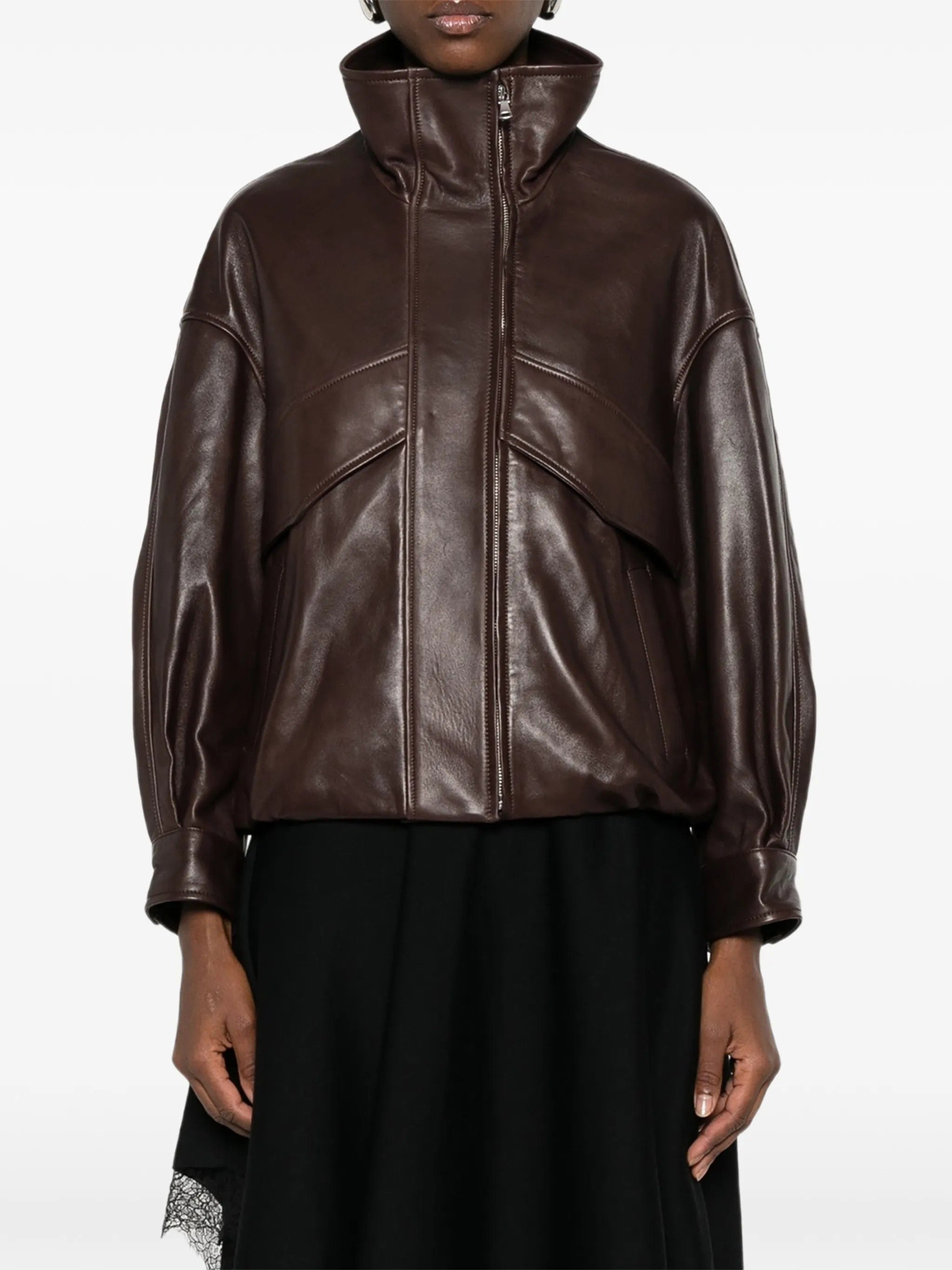 Nour Hammour Roland leather jacket