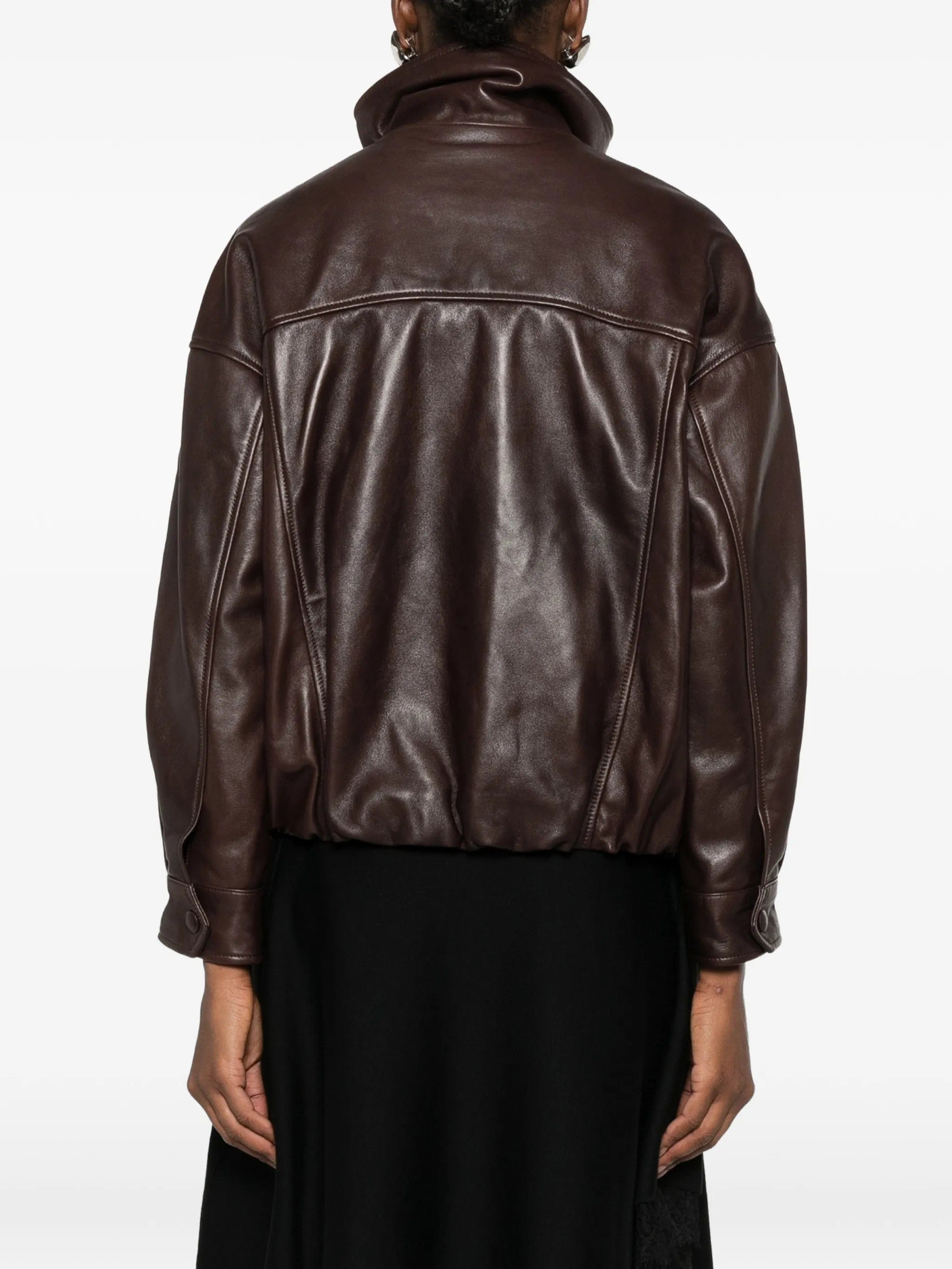 Nour Hammour Roland leather jacket