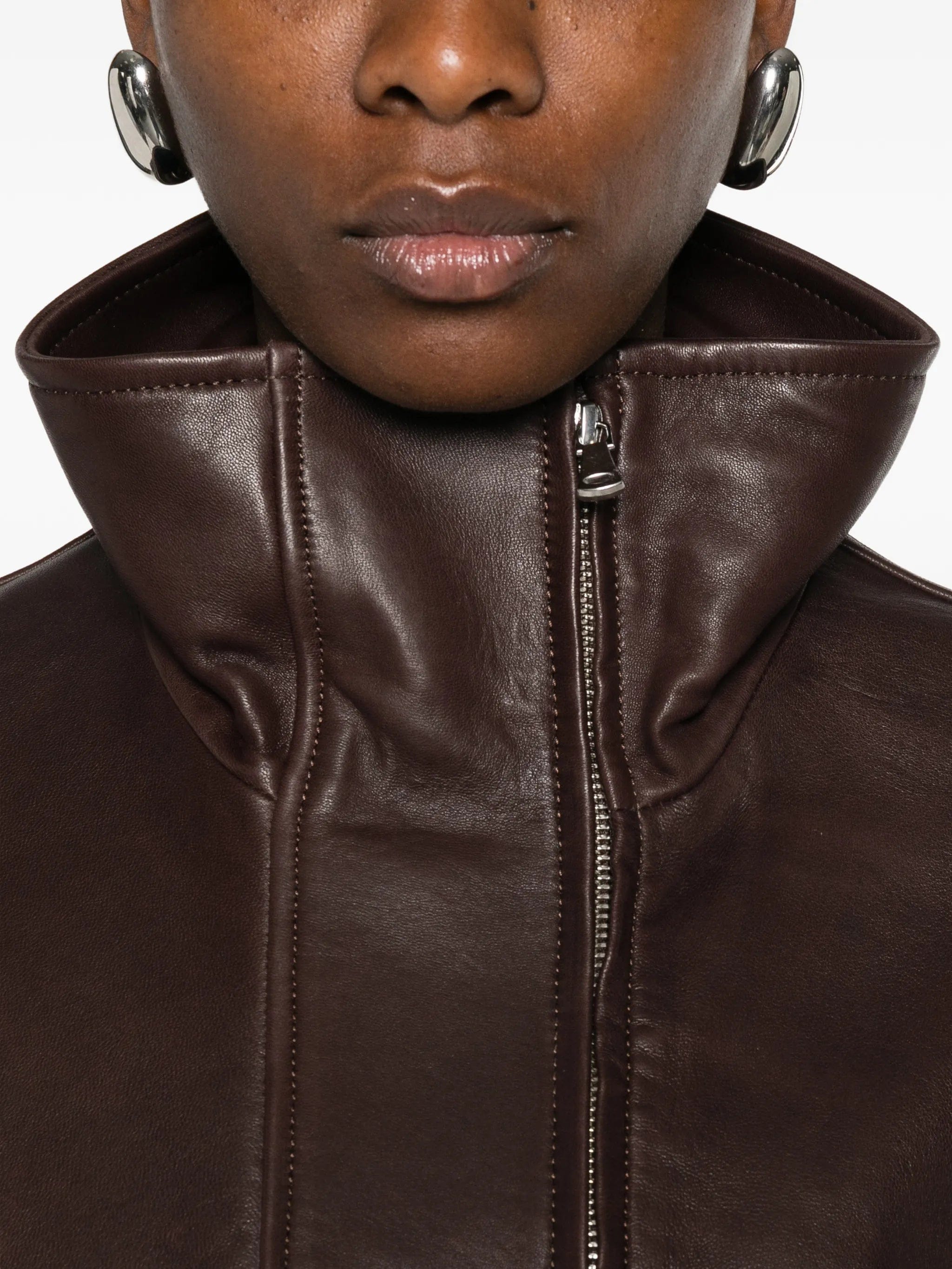 Nour Hammour Roland leather jacket