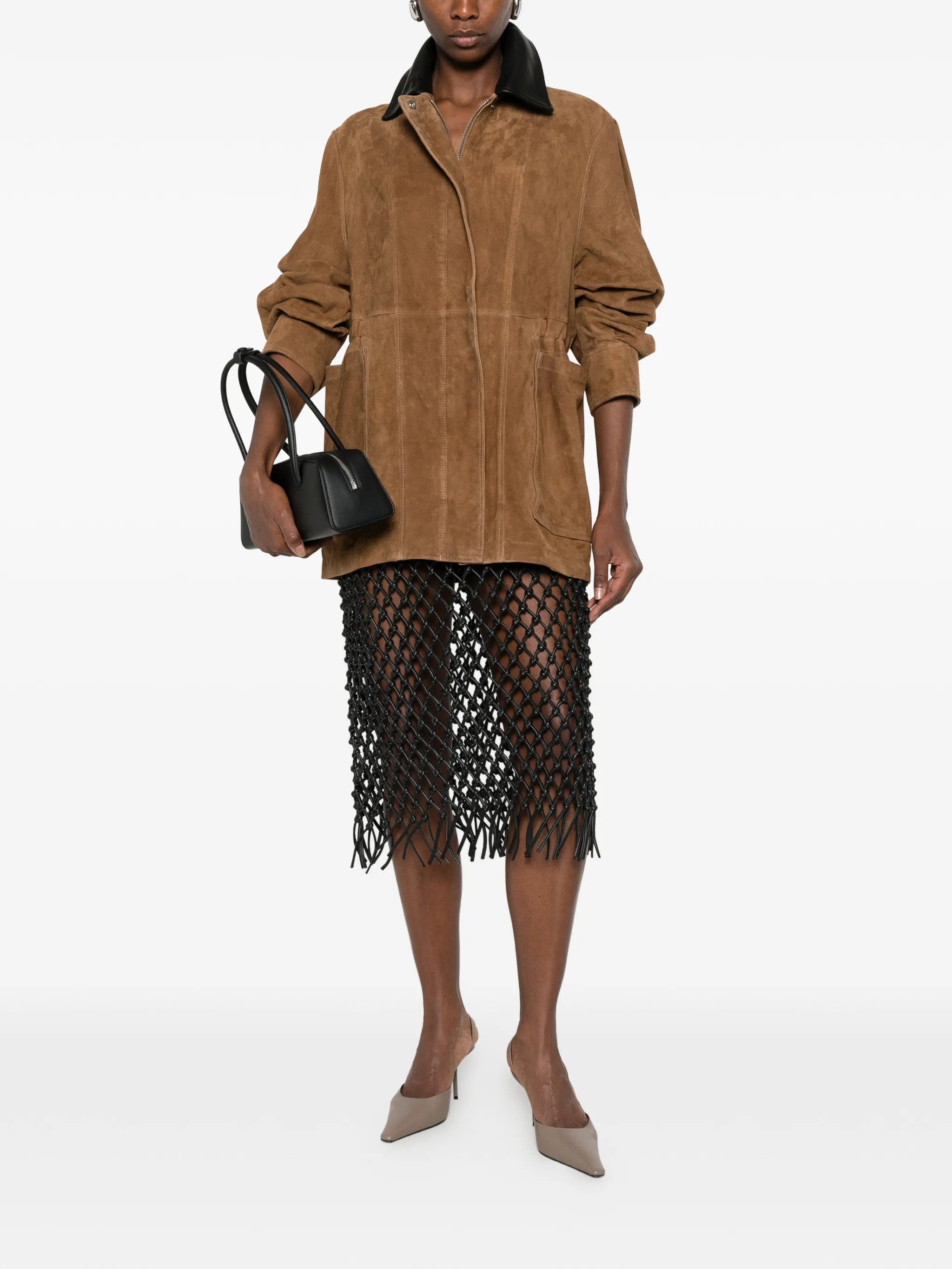 Nour Hammour Grange suede jacket