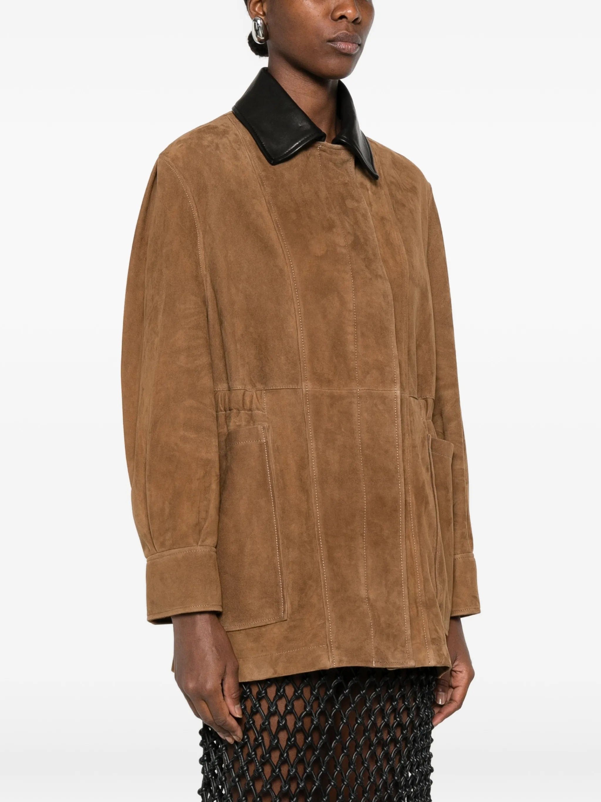Nour Hammour Grange suede jacket