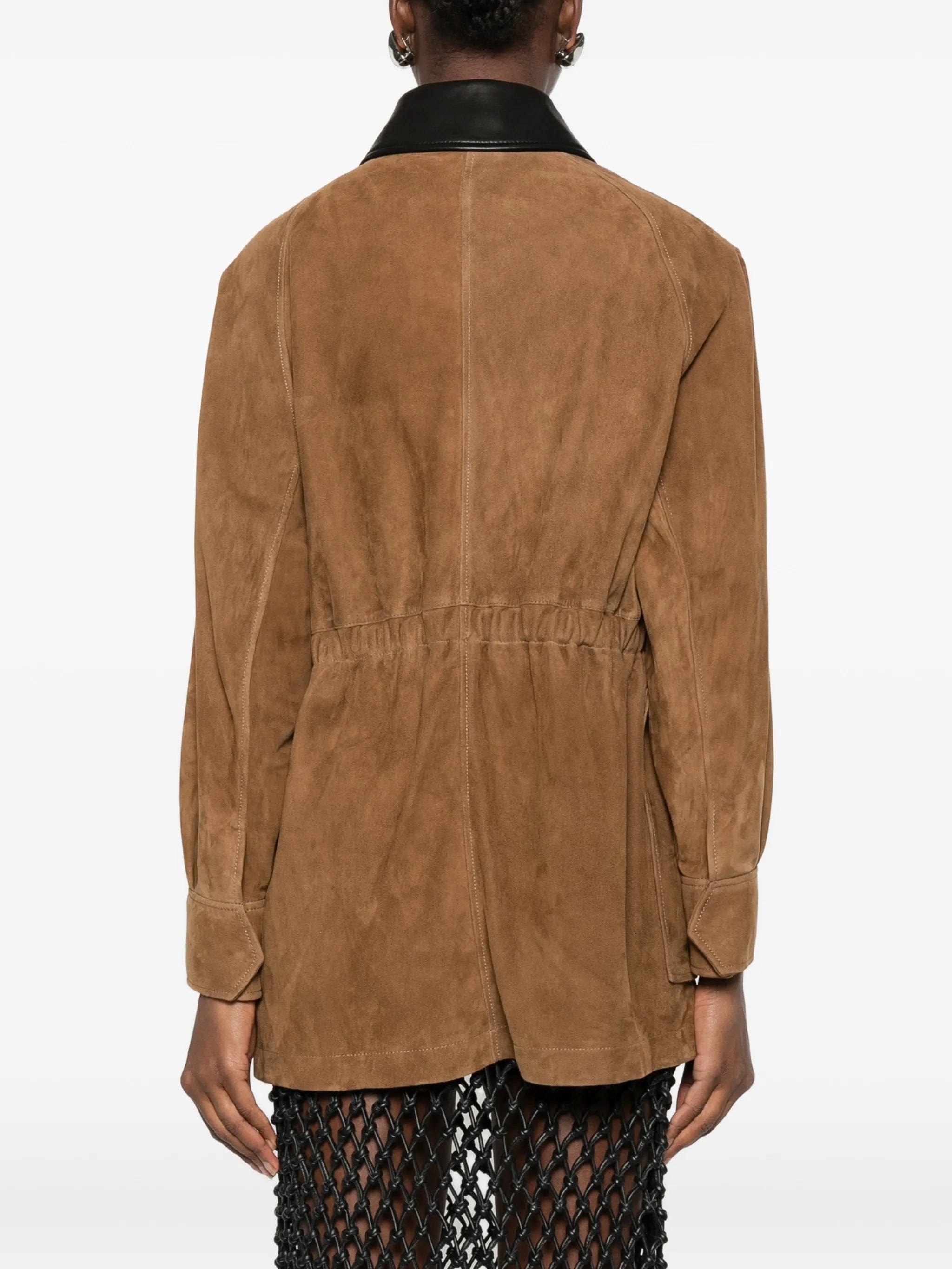 Nour Hammour Grange suede jacket