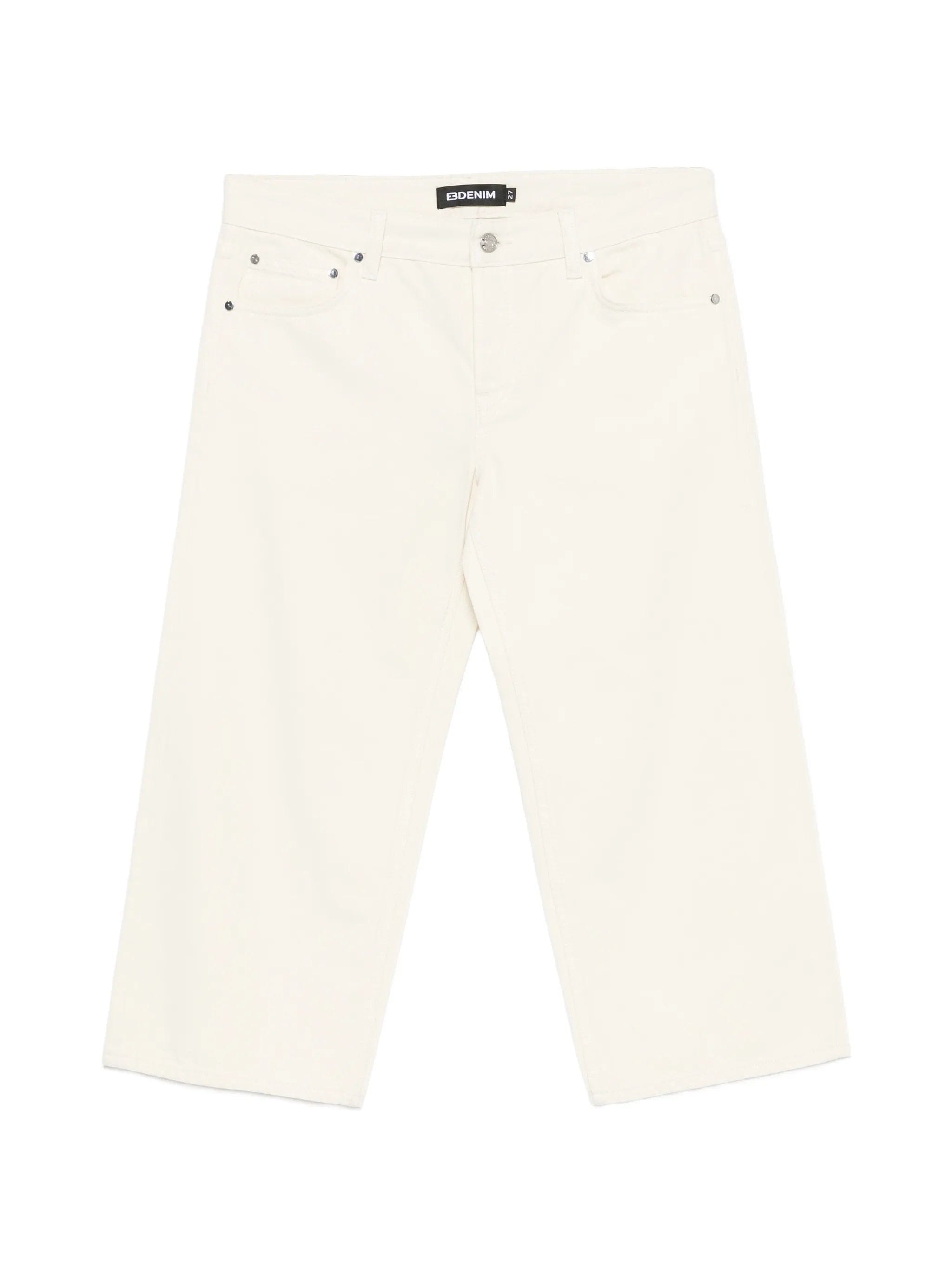 EB Denim low - rise cropped jeans
