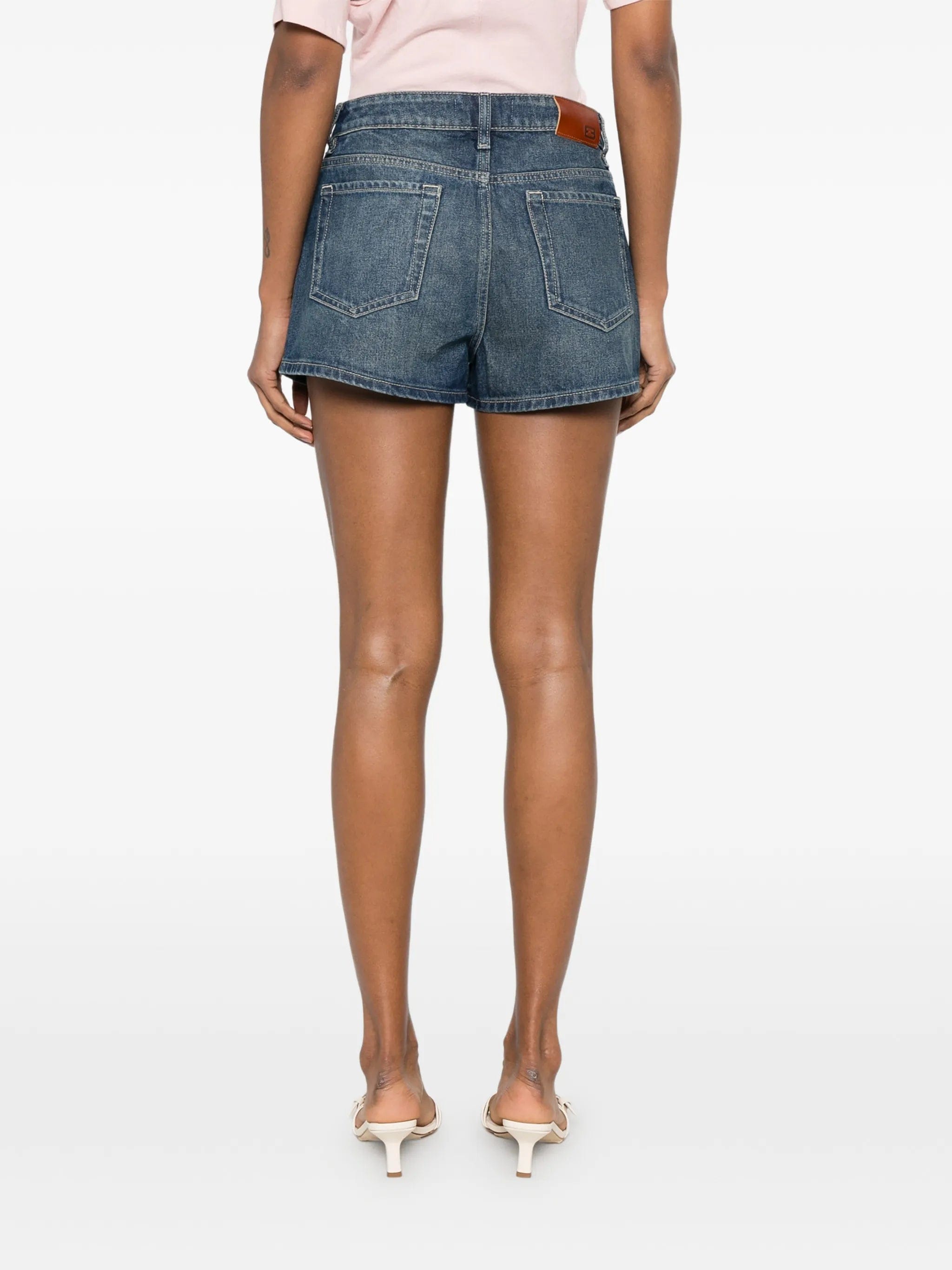 EB Denim belt - loop pocket shorts