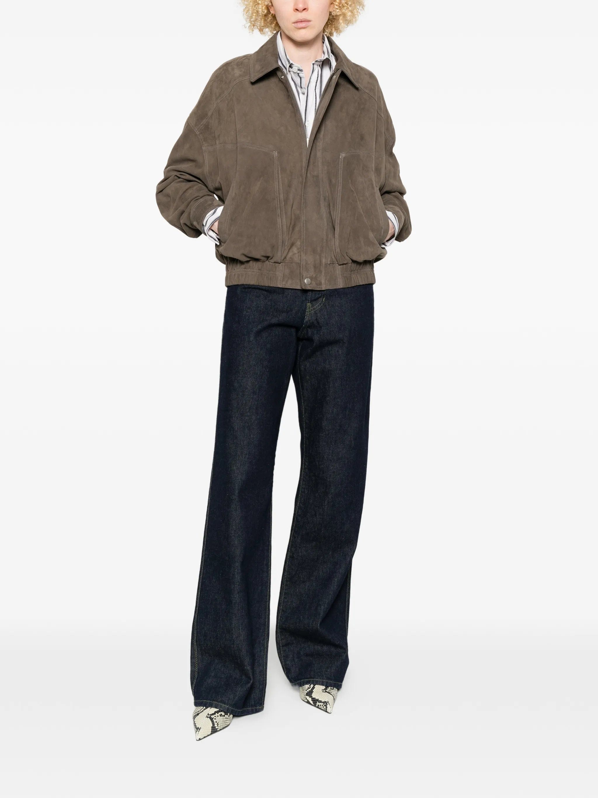 Arma Frederica bomber leather jacket