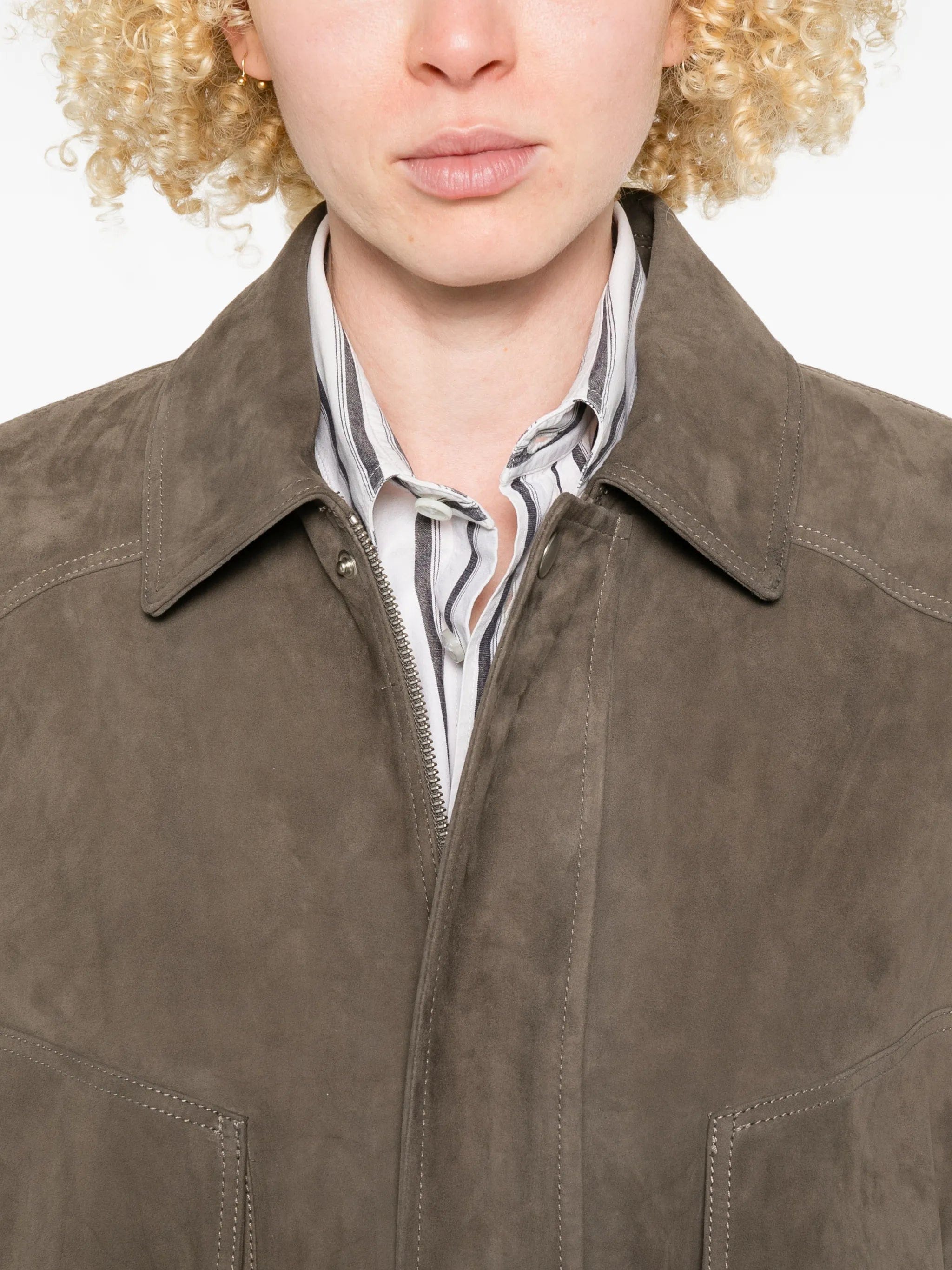 Arma Frederica bomber leather jacket