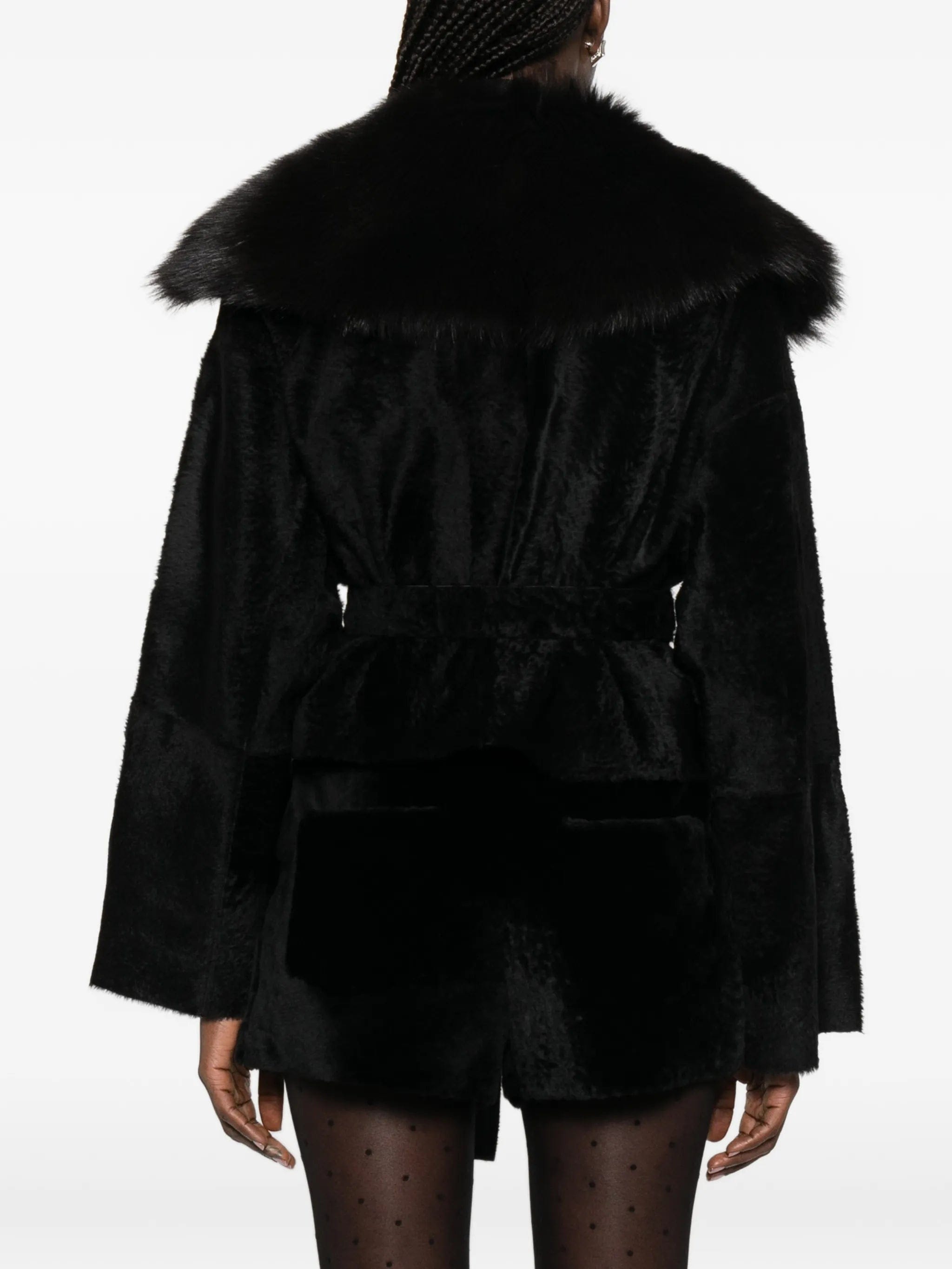 Nour Hammour Renata shearling jacket