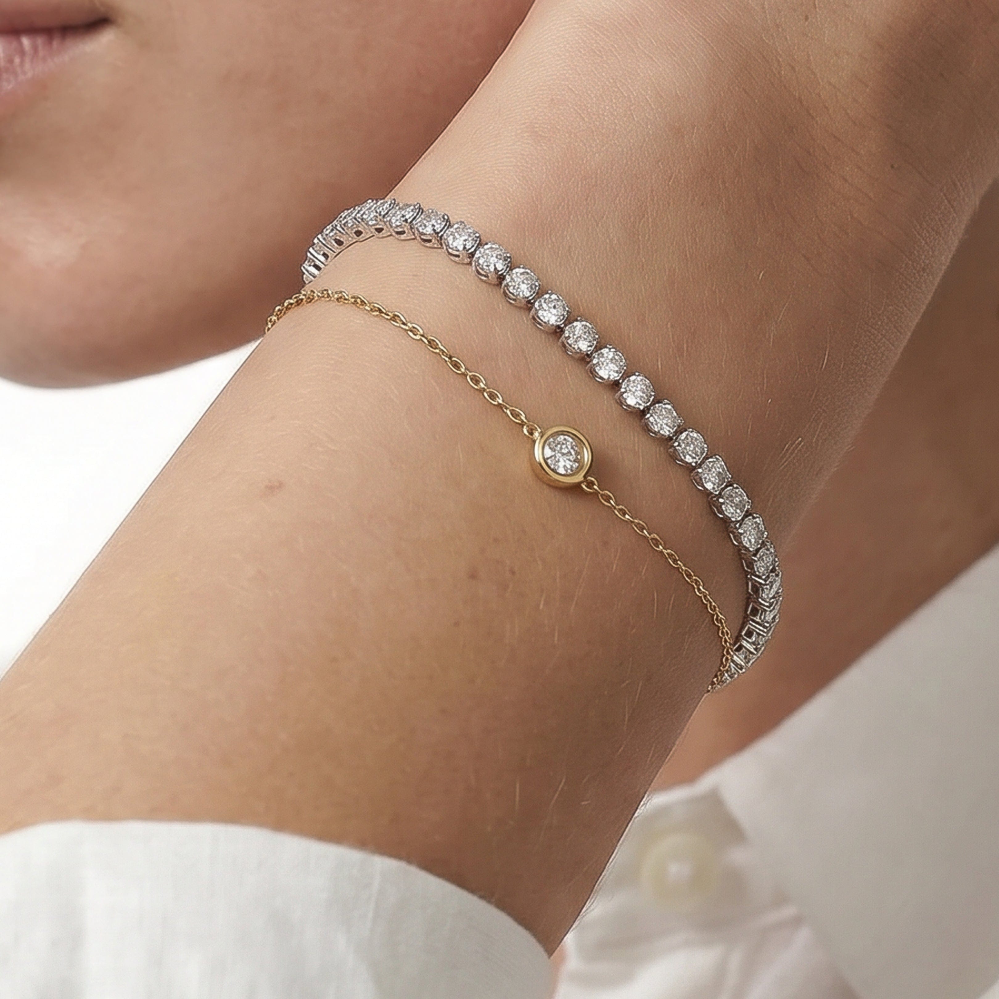 With Clarity The Kelly Bar Bracelet