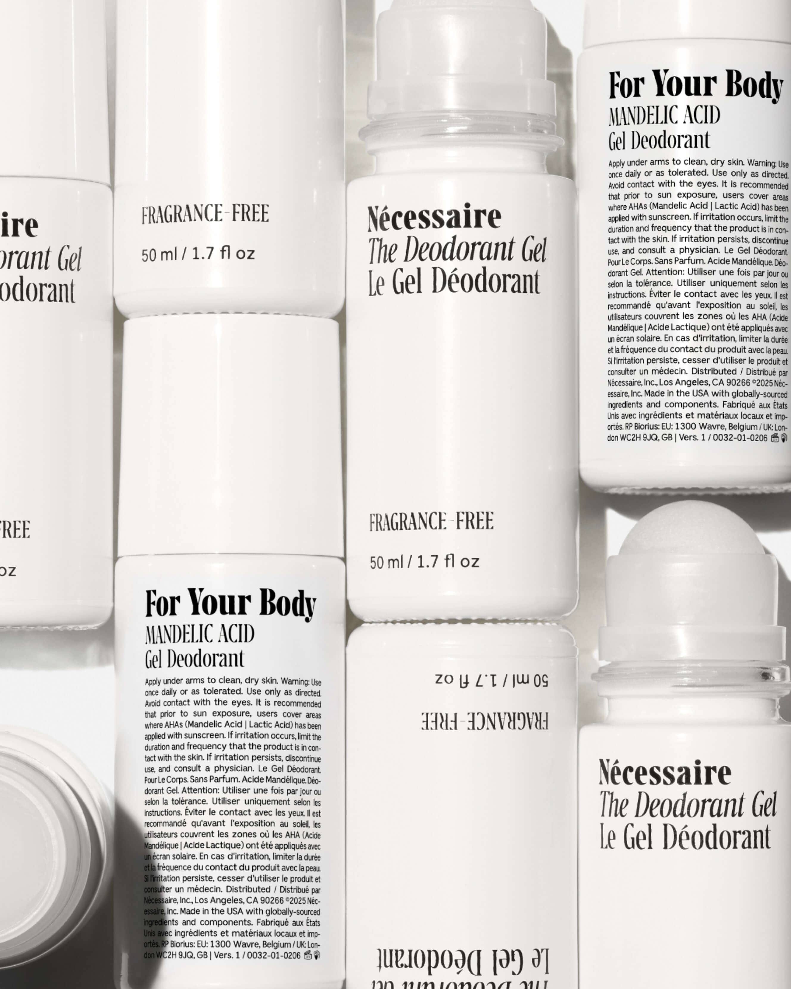 Nécessaire The Deodorant Gel - Fragrance - Free