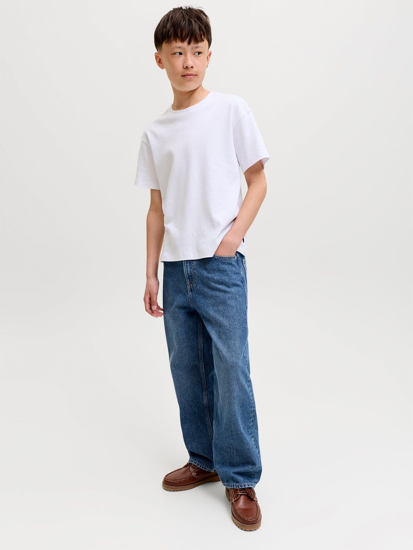 Jack & Jones Junior Kids' Alex Original Jeans Blue