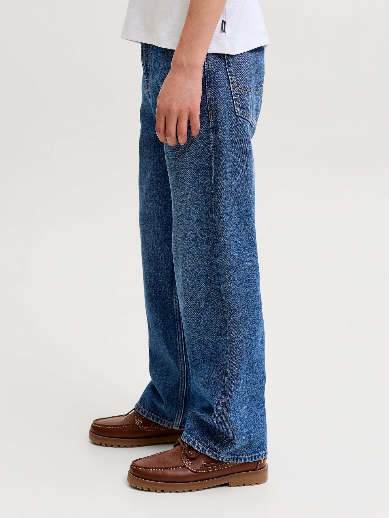Jack & Jones Junior Kids' Alex Original Jeans Blue