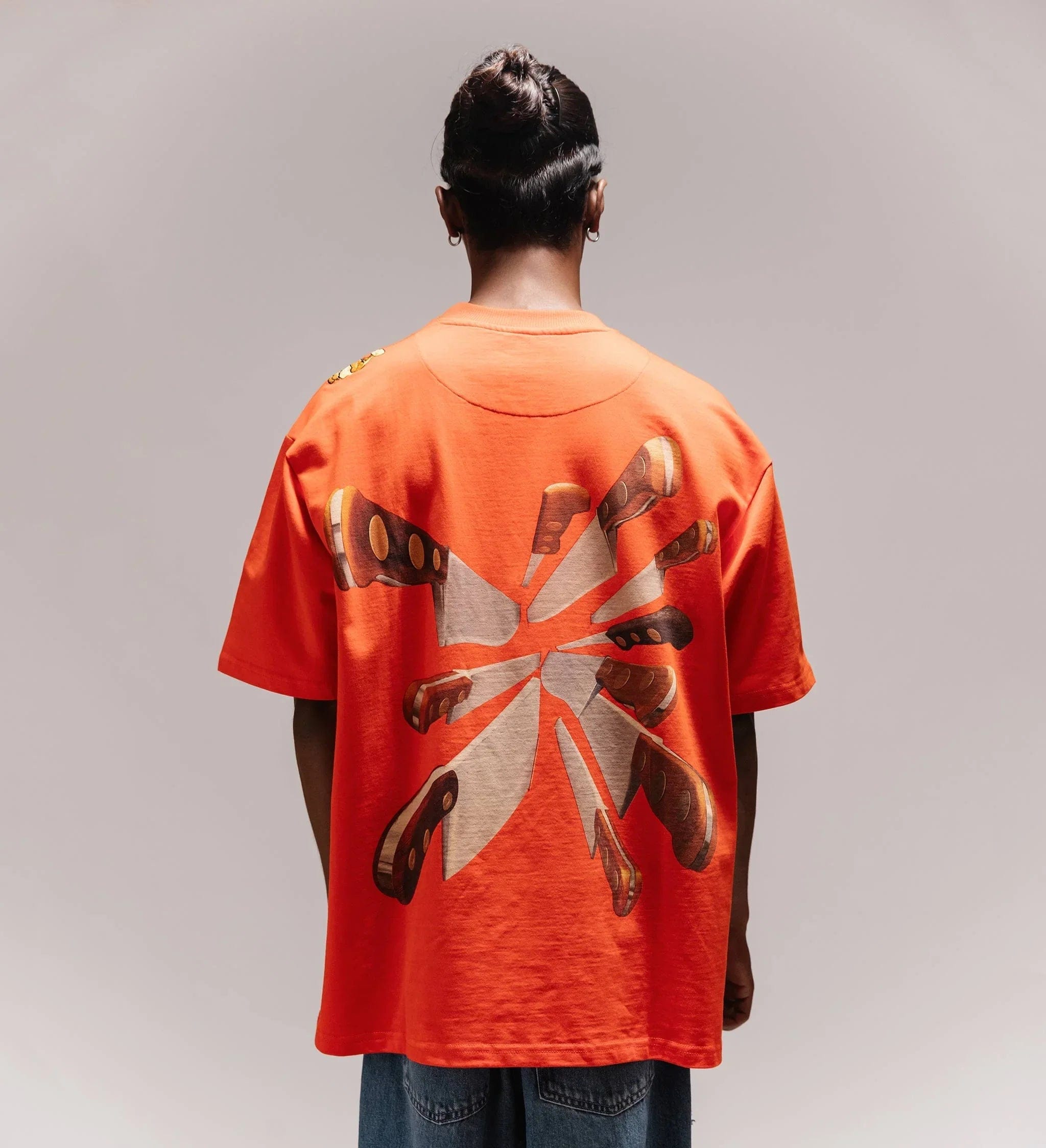 Cause & Effect Backstab Metal Embroidered T - shirt