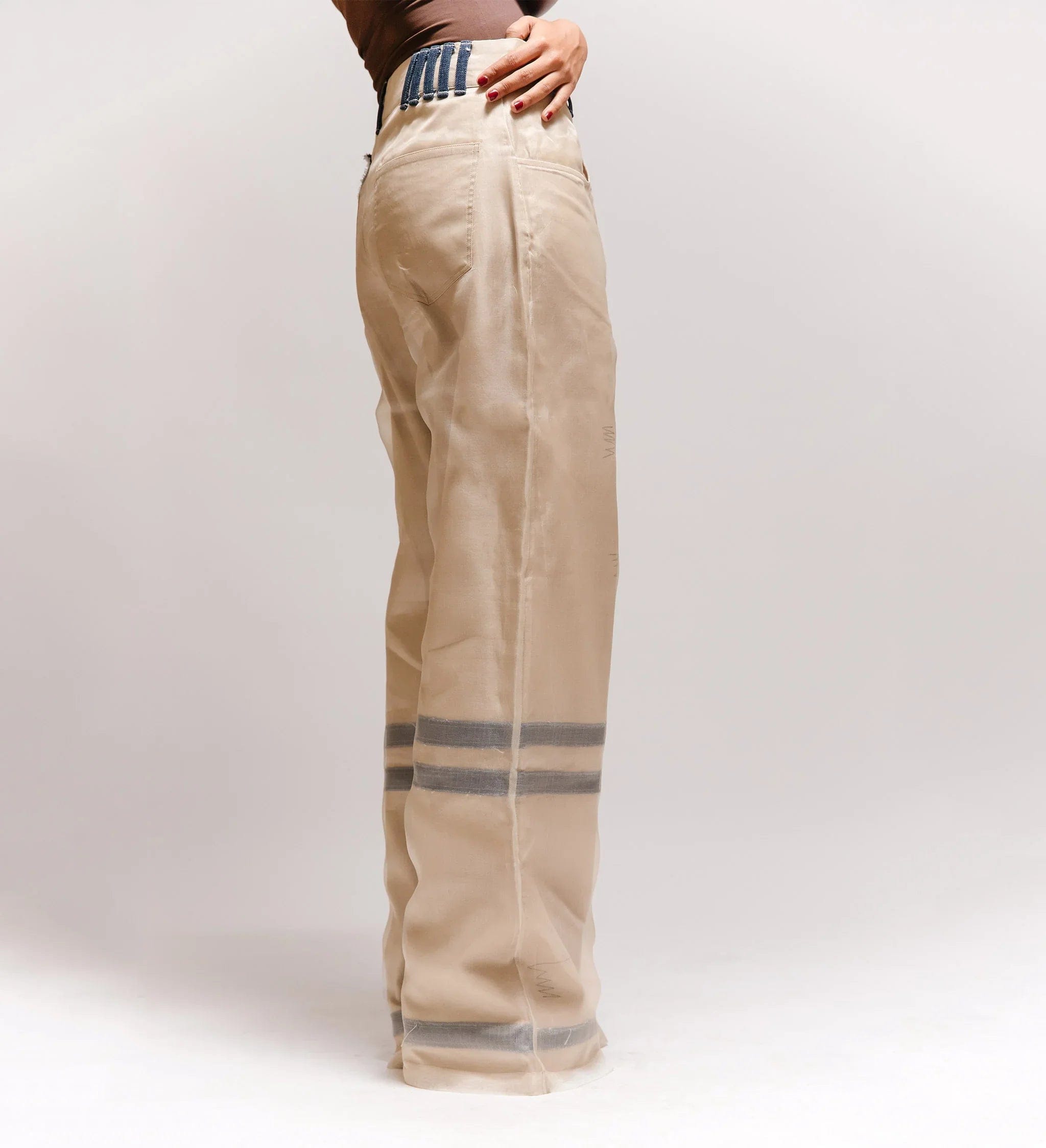 Cause & Effect Veil Organza Twill Embroidered Pant