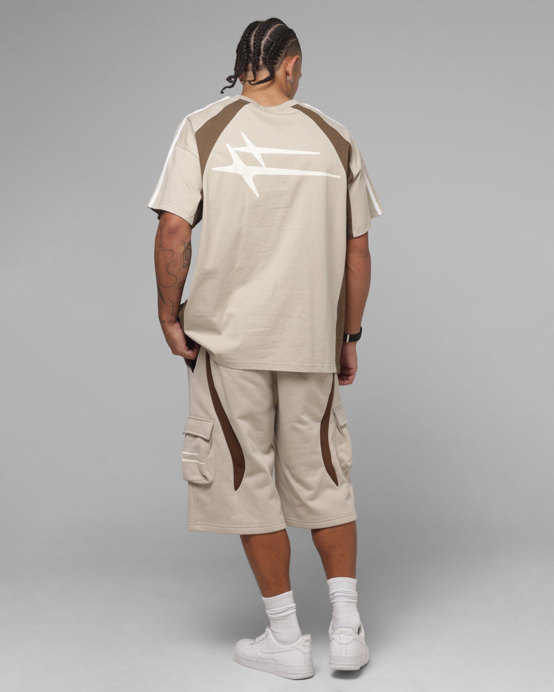 Loiter Hybrid Tek T - Shirt Stone