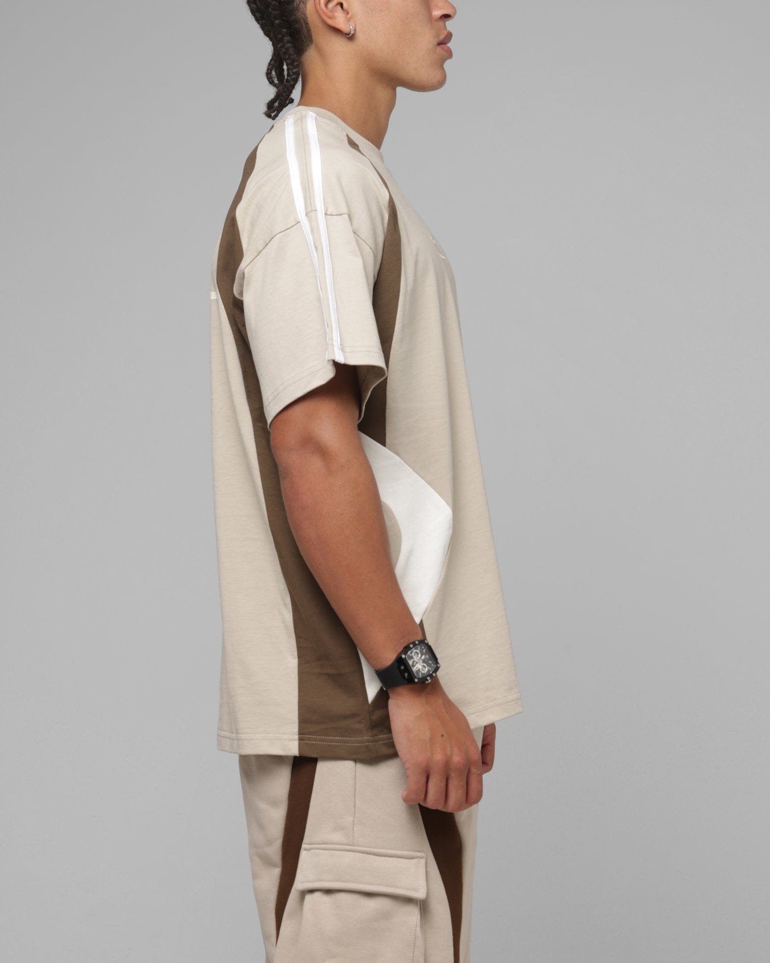 Loiter Hybrid Tek T - Shirt Stone