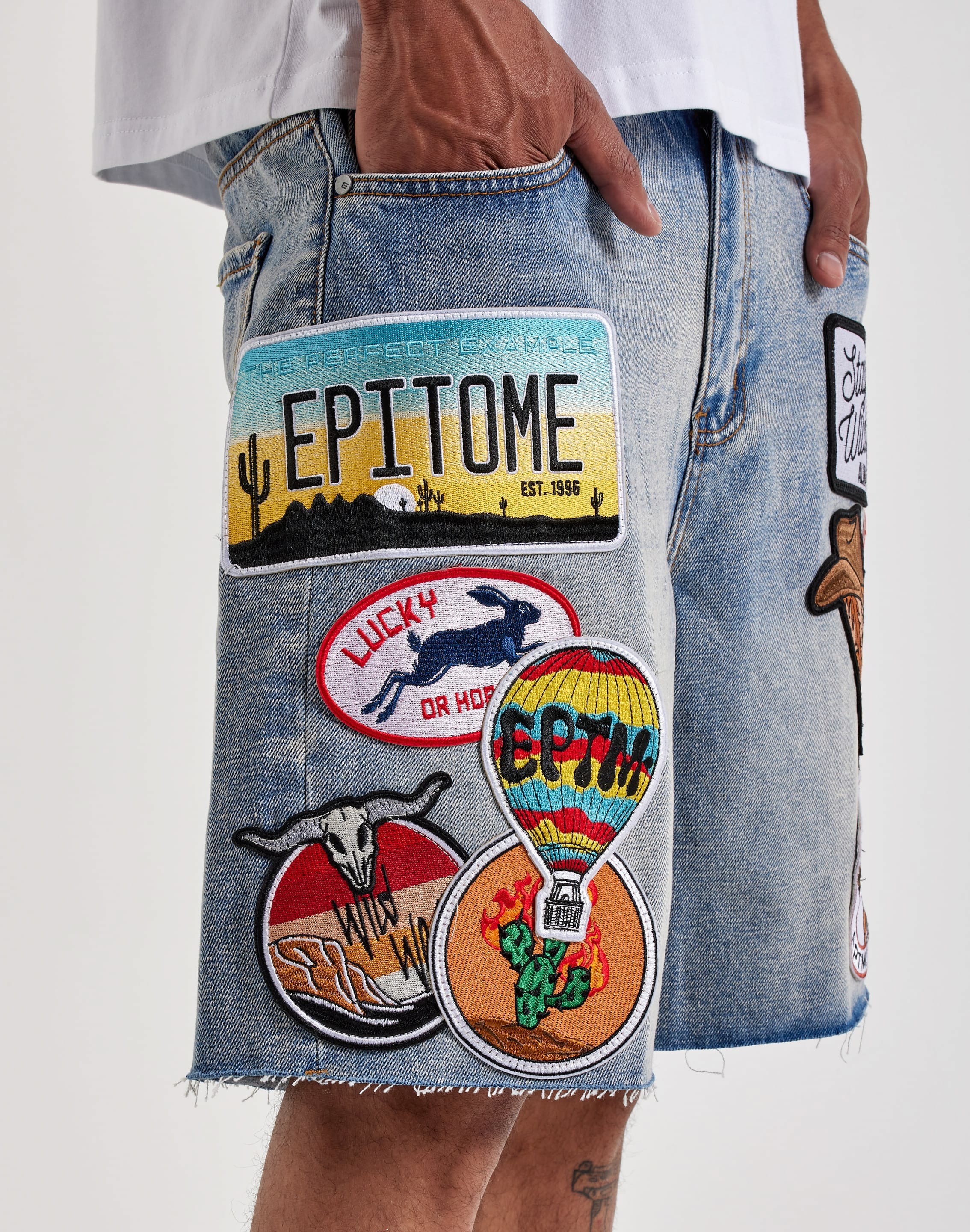 EPTM Stay Wild Denim Shorts