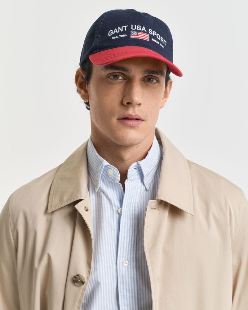 Gant Contrast Washed Visor Cap