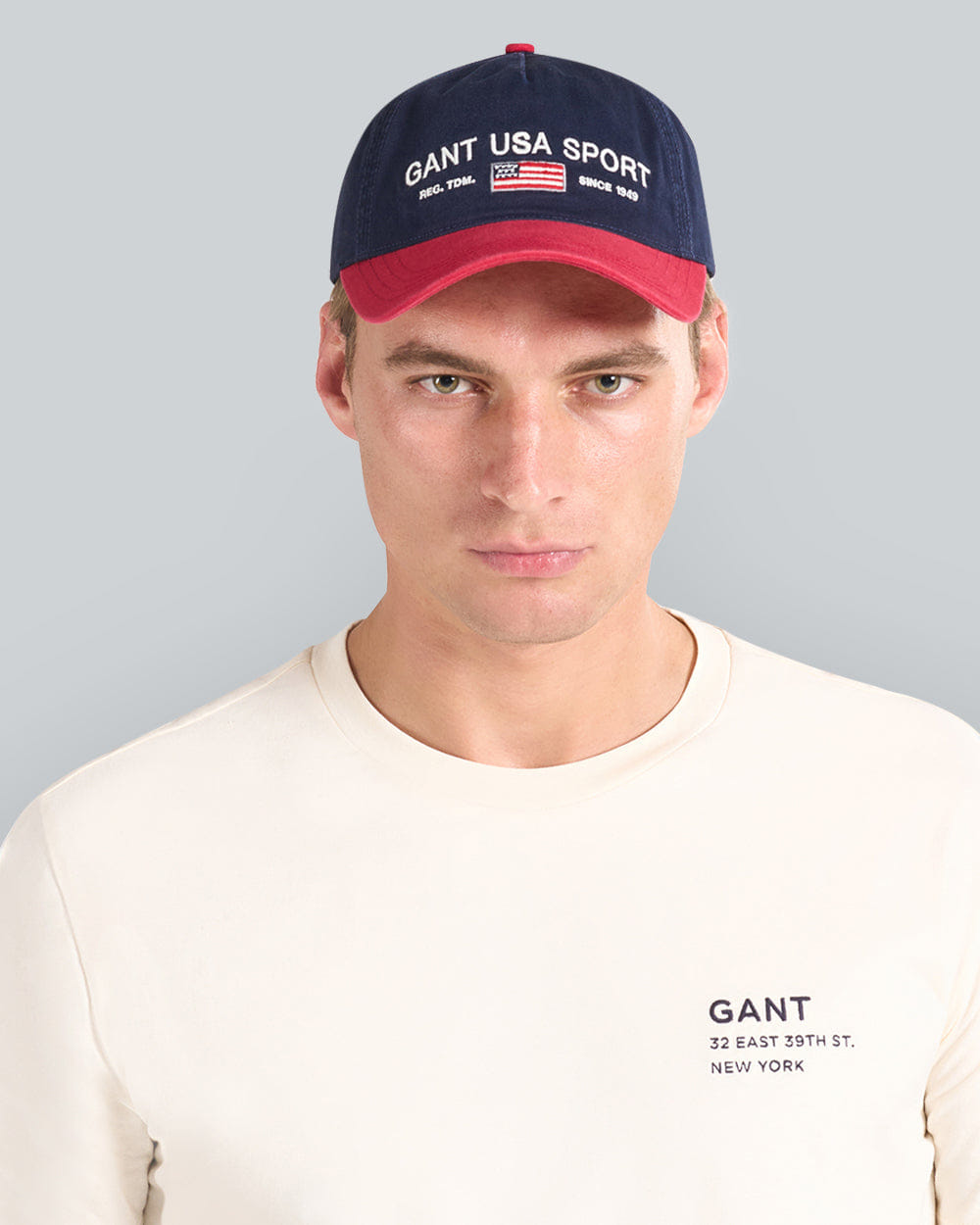 Gant Contrast Washed Visor Cap